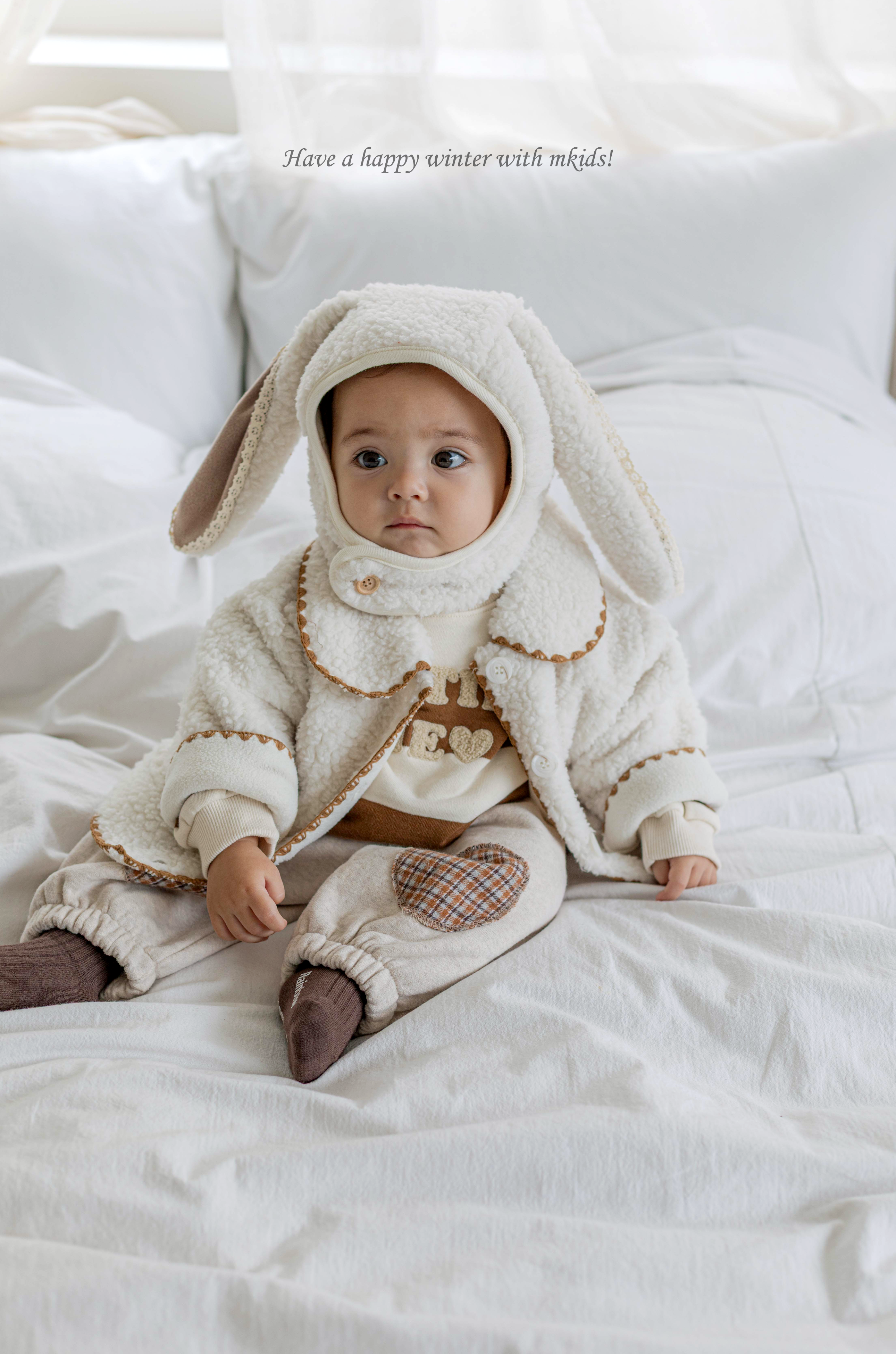 ［mkids］Bunny boa hat