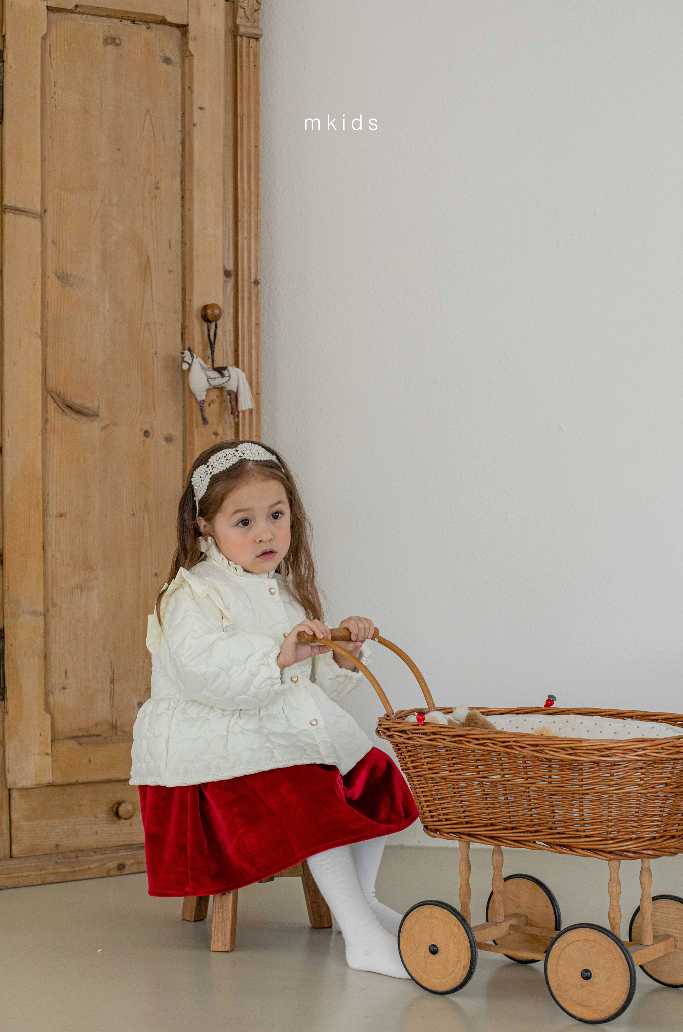 ［mkids］Love you quilting jacket