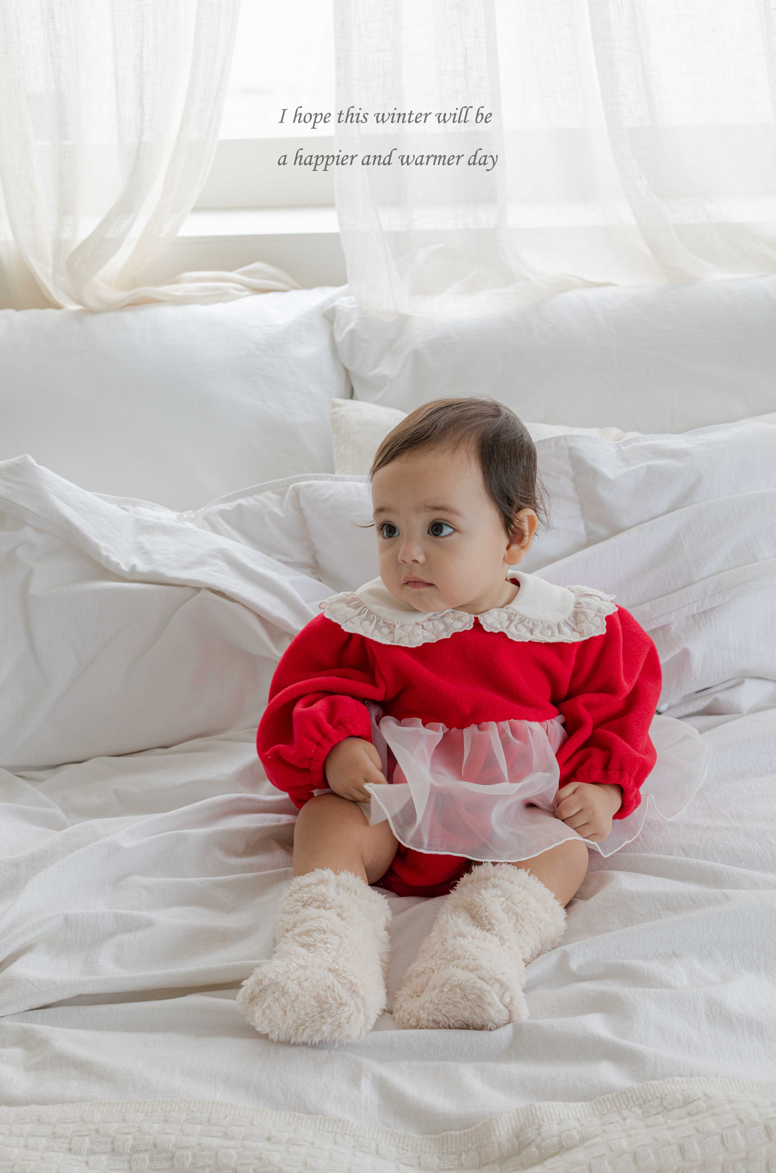 ［mkids］Pure fleece rompers