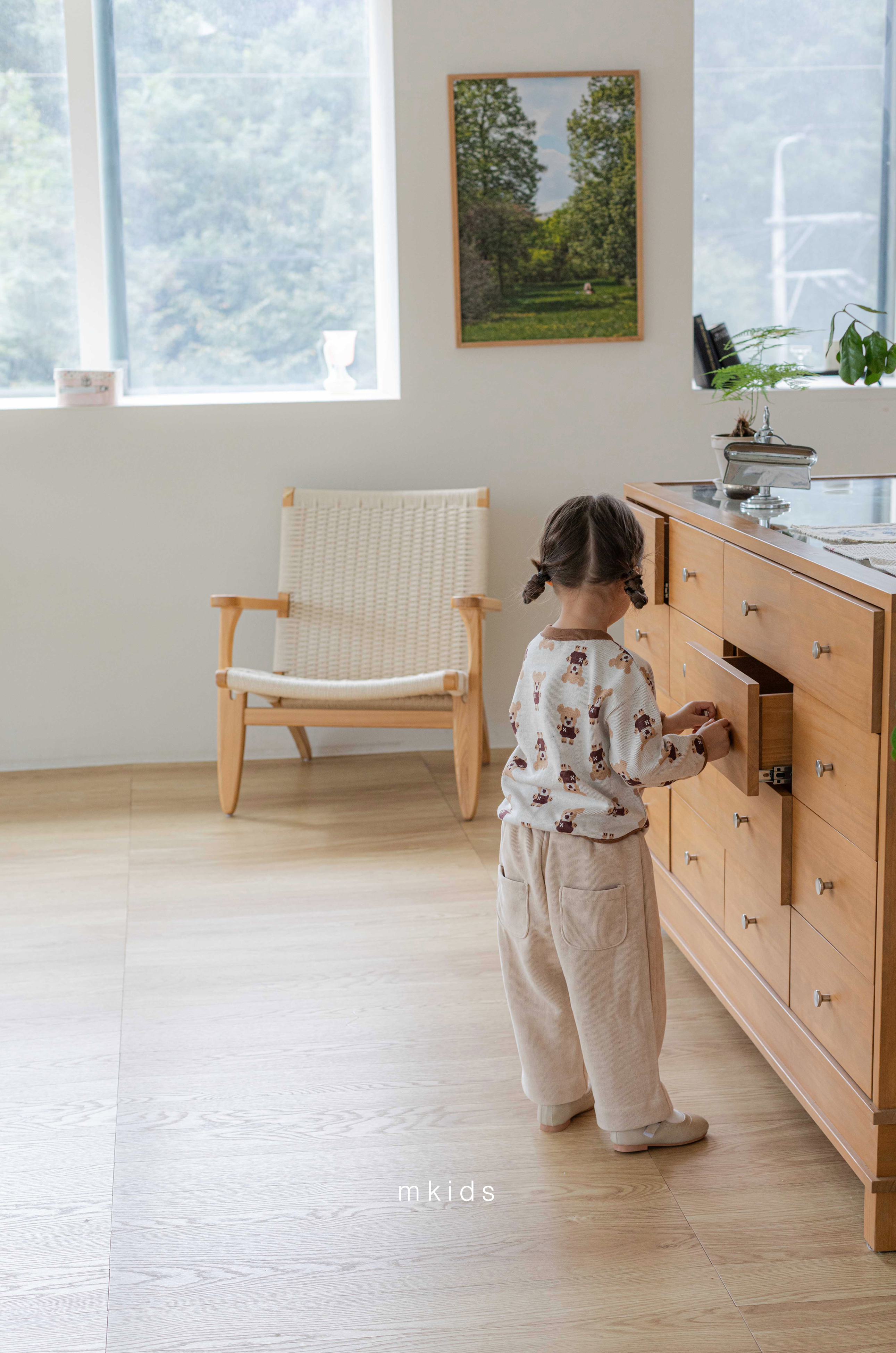 ［mkids］Ribbon knit tops