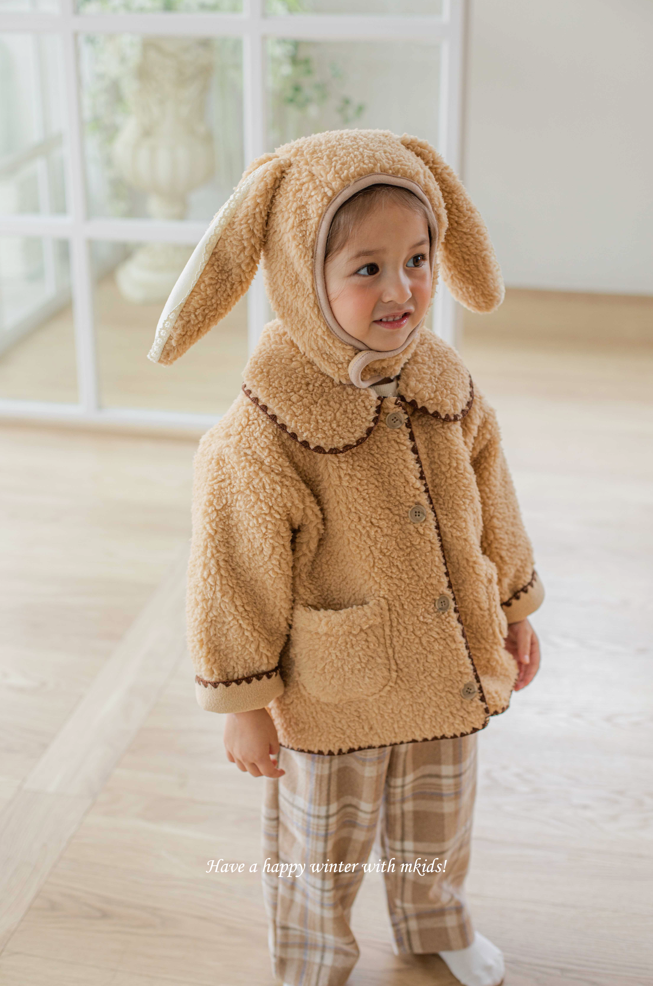 ［mkids］Bunny boa hat