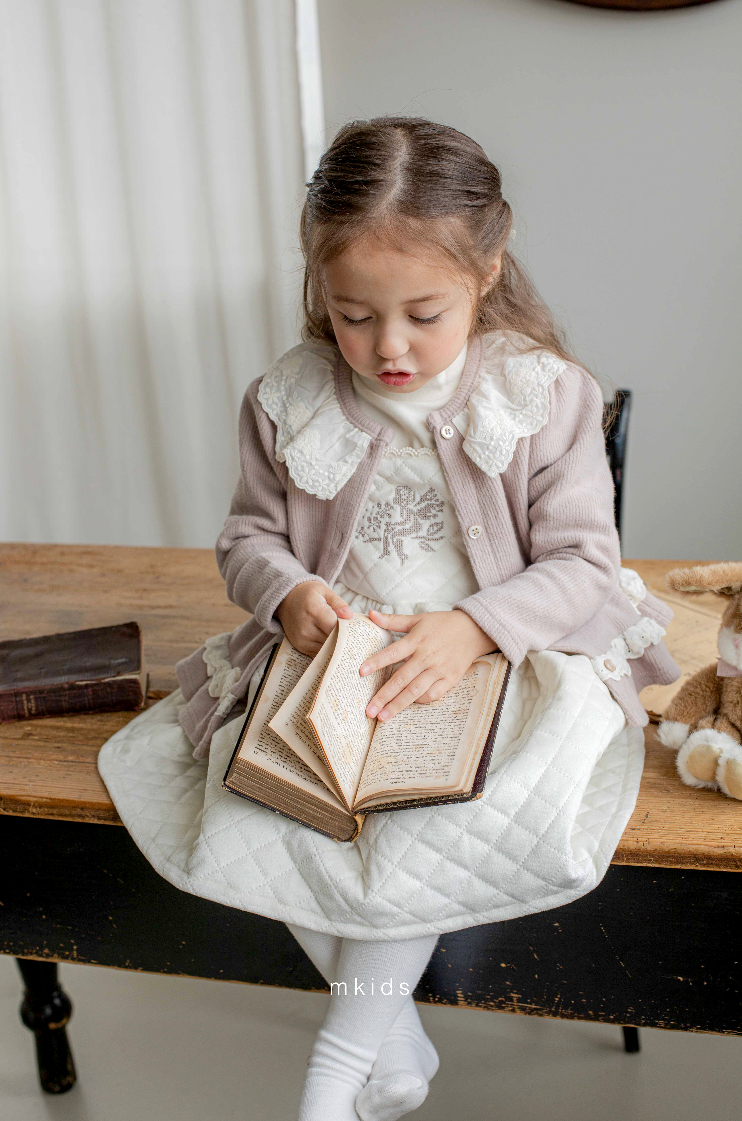 ［mkids］Dia quilting one-piece