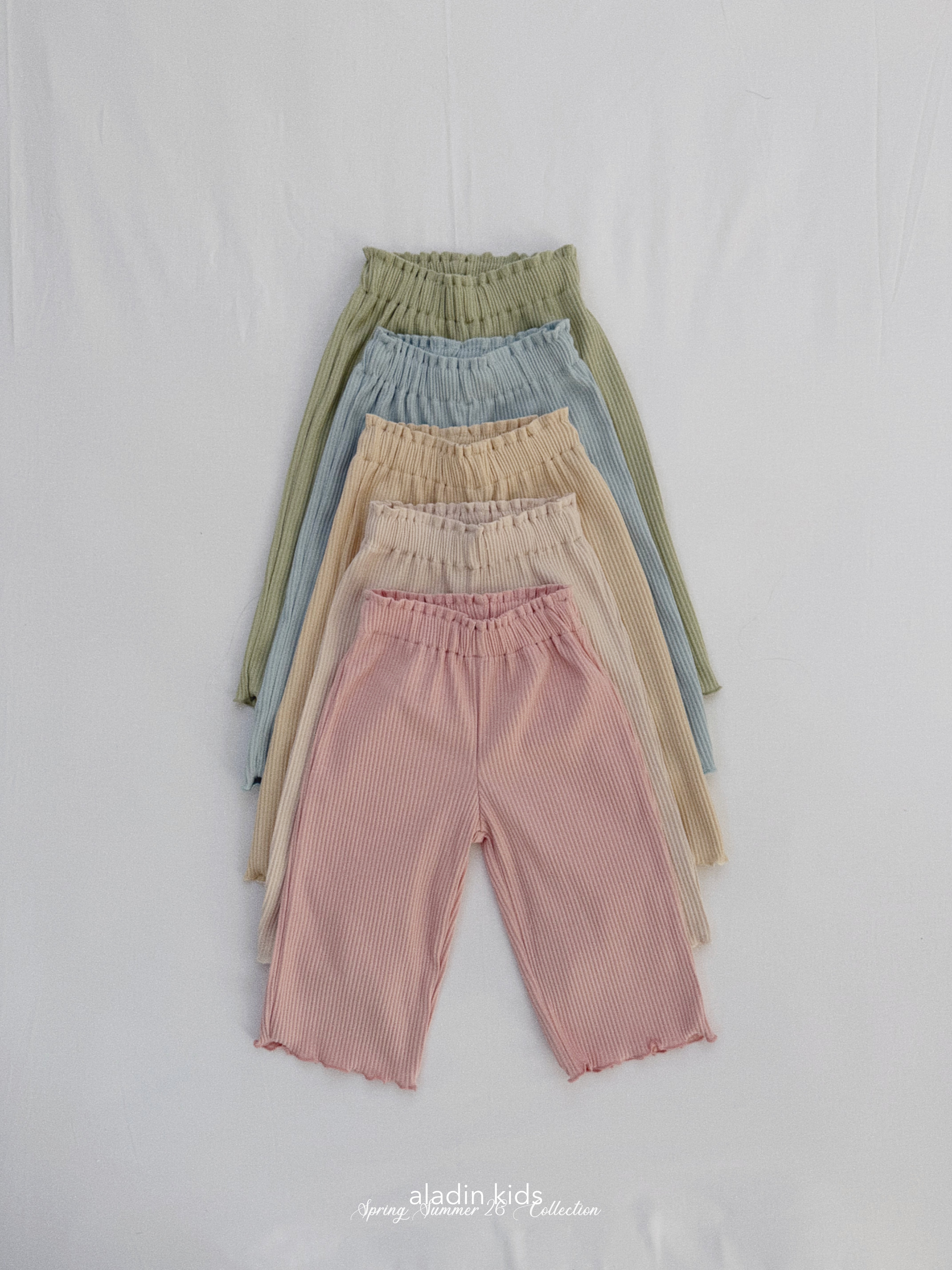 ［aladin］Mellow rib pants