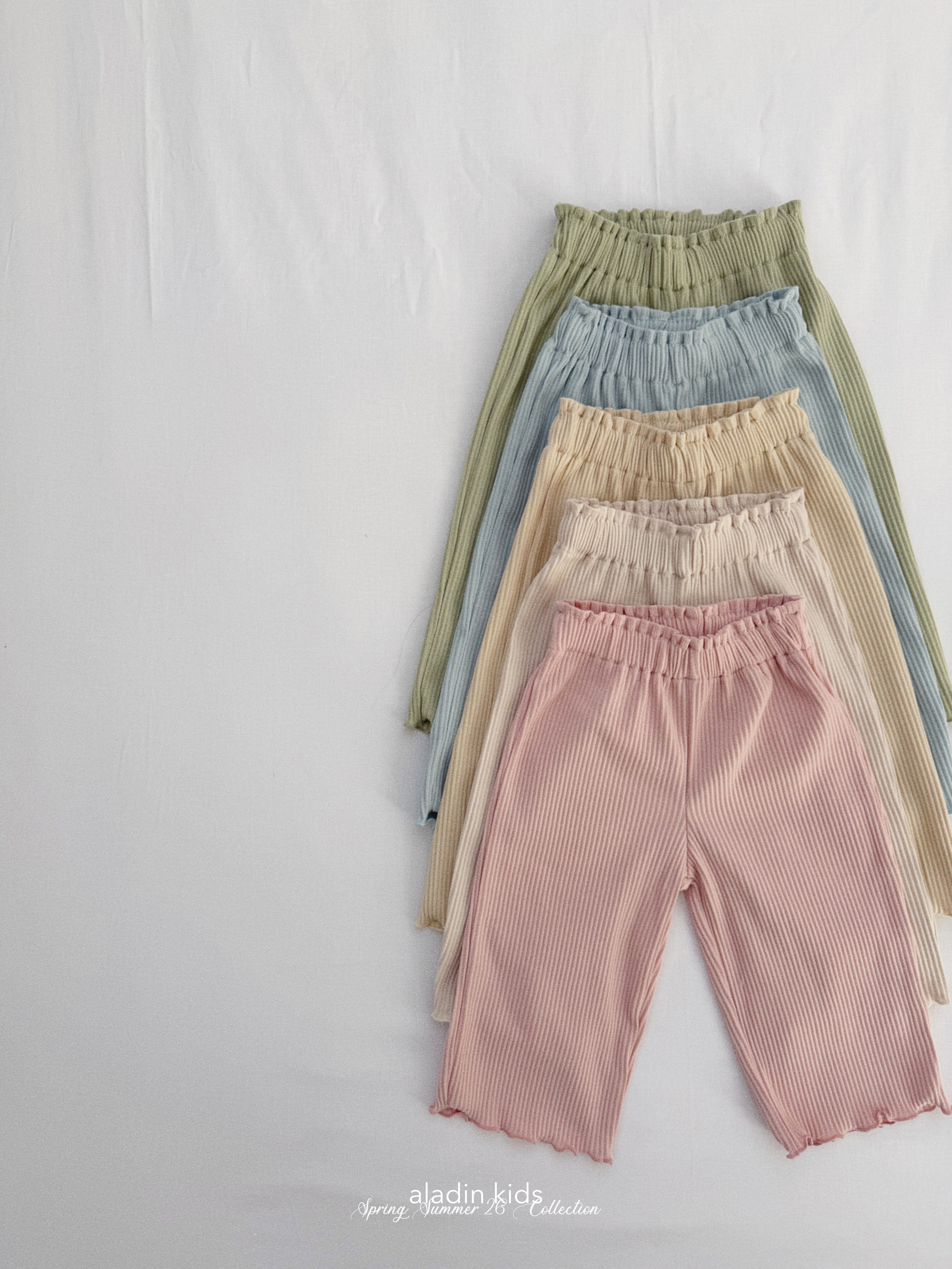 ［aladin］Mellow rib pants