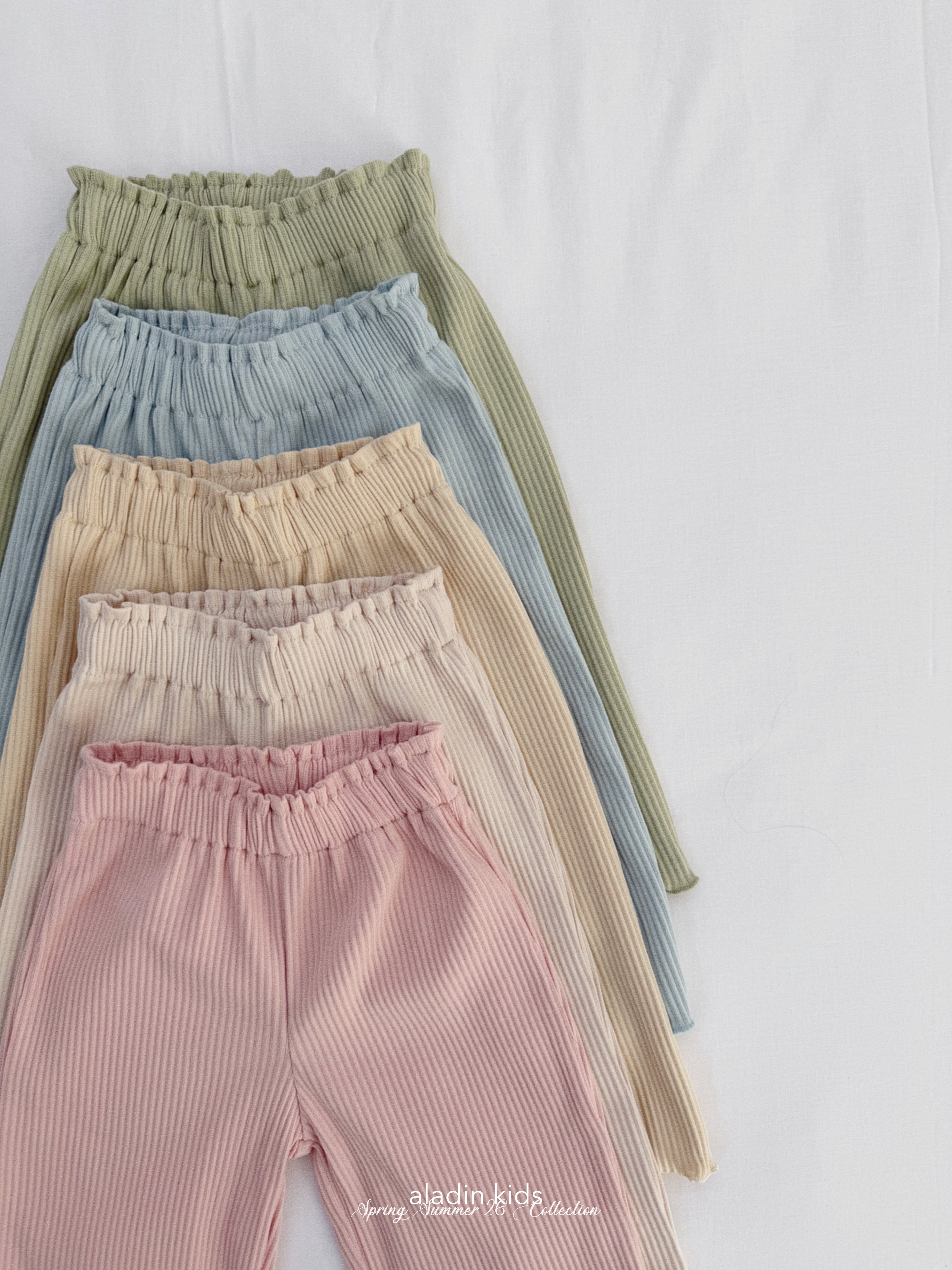 ［aladin］Mellow rib pants