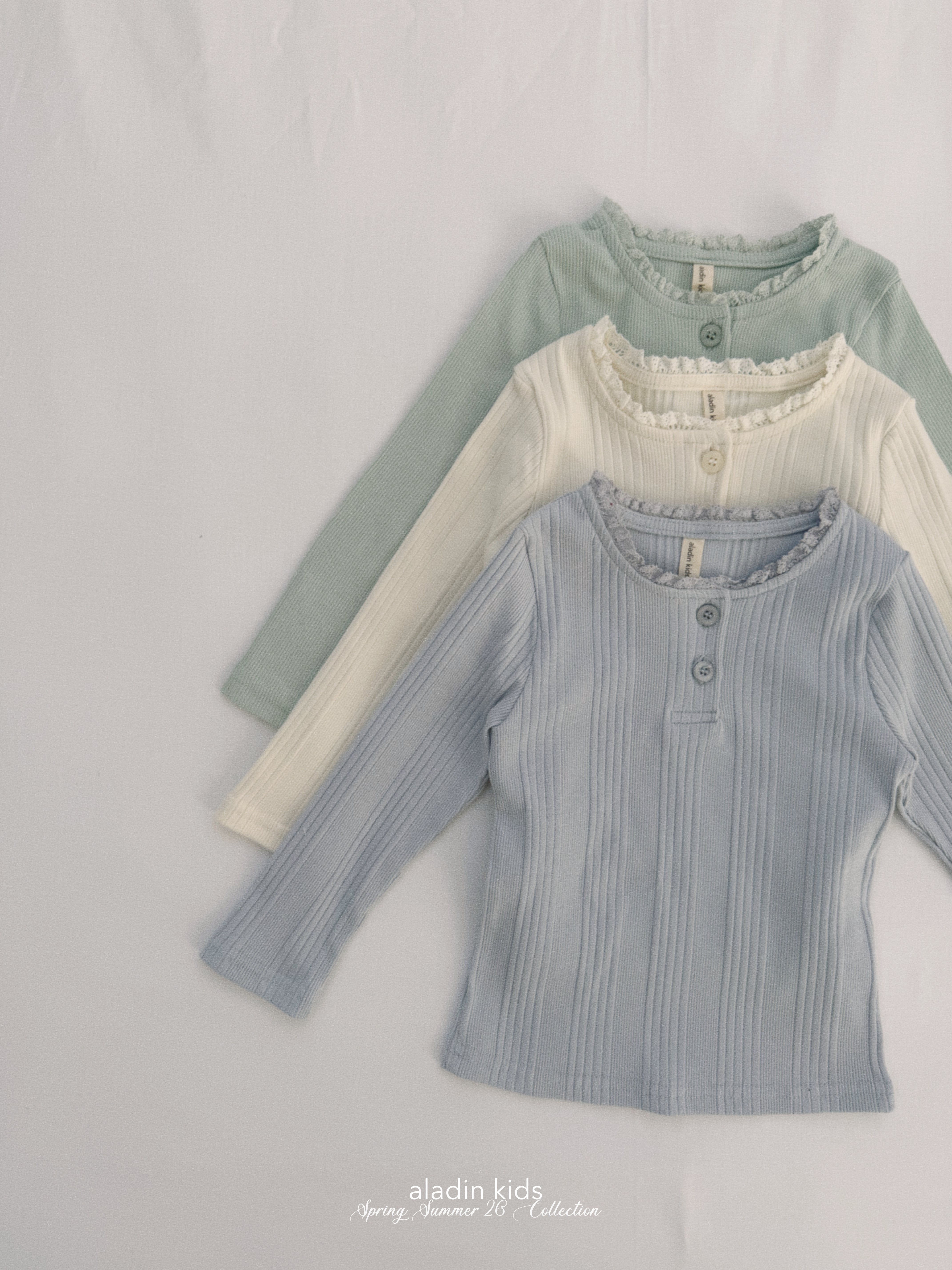 ［aladin］Pure button tee