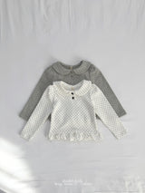 ［aladin］Cutie dot collar tee