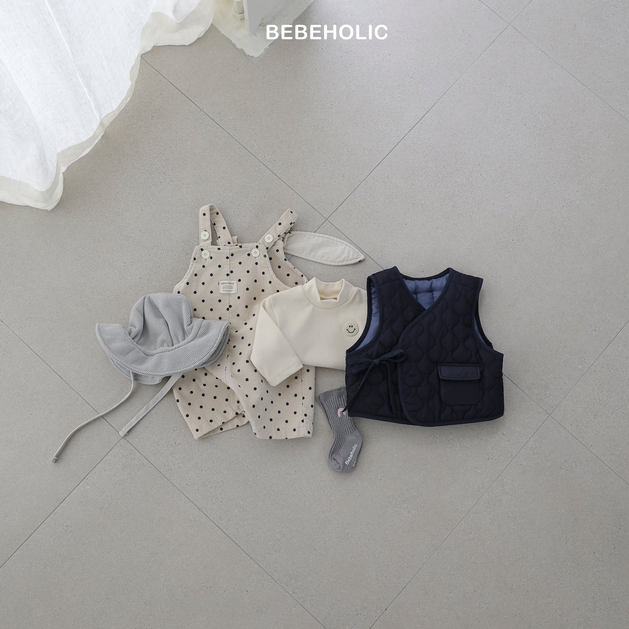 ［bebe holic］Quilting vest