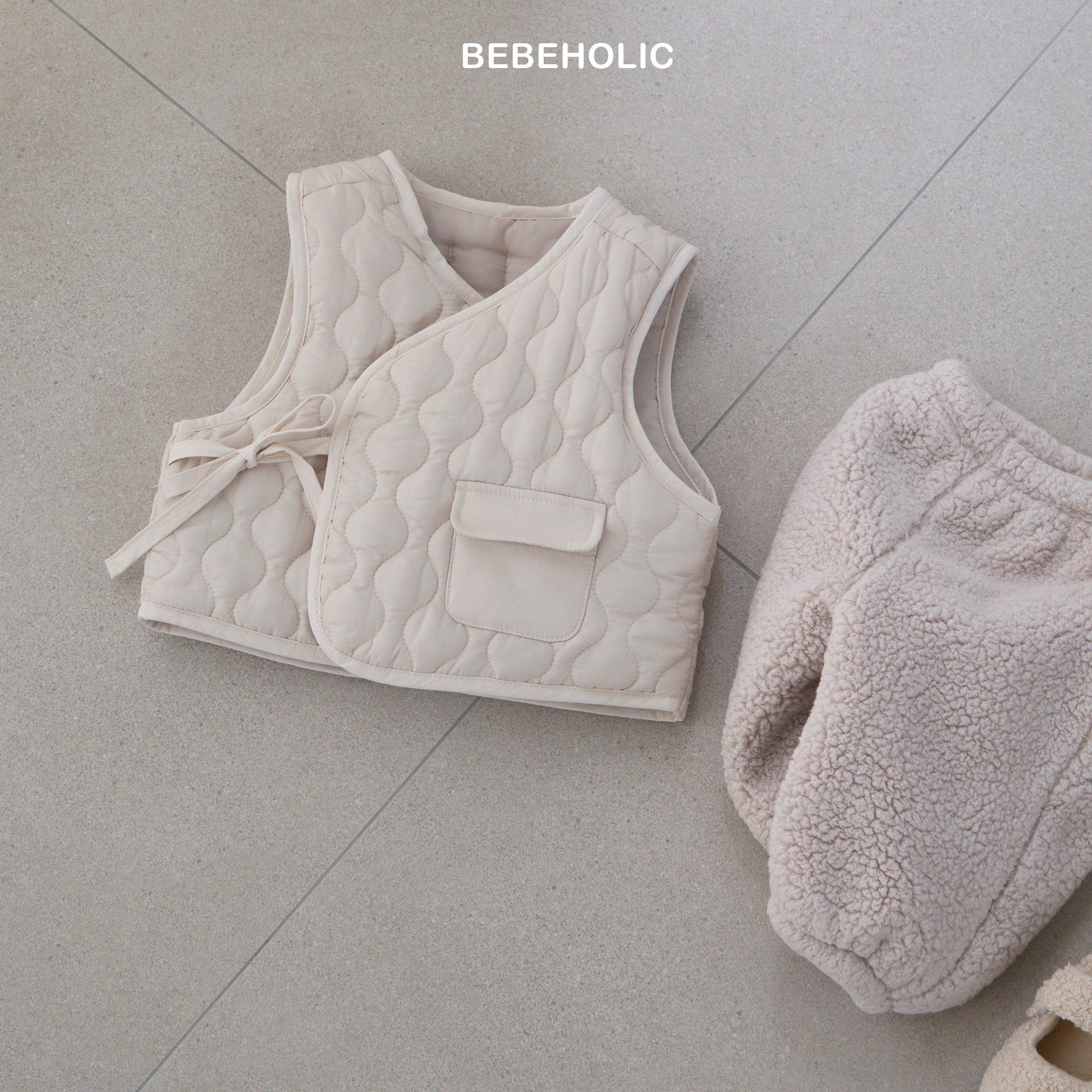 ［bebe holic］Quilting vest