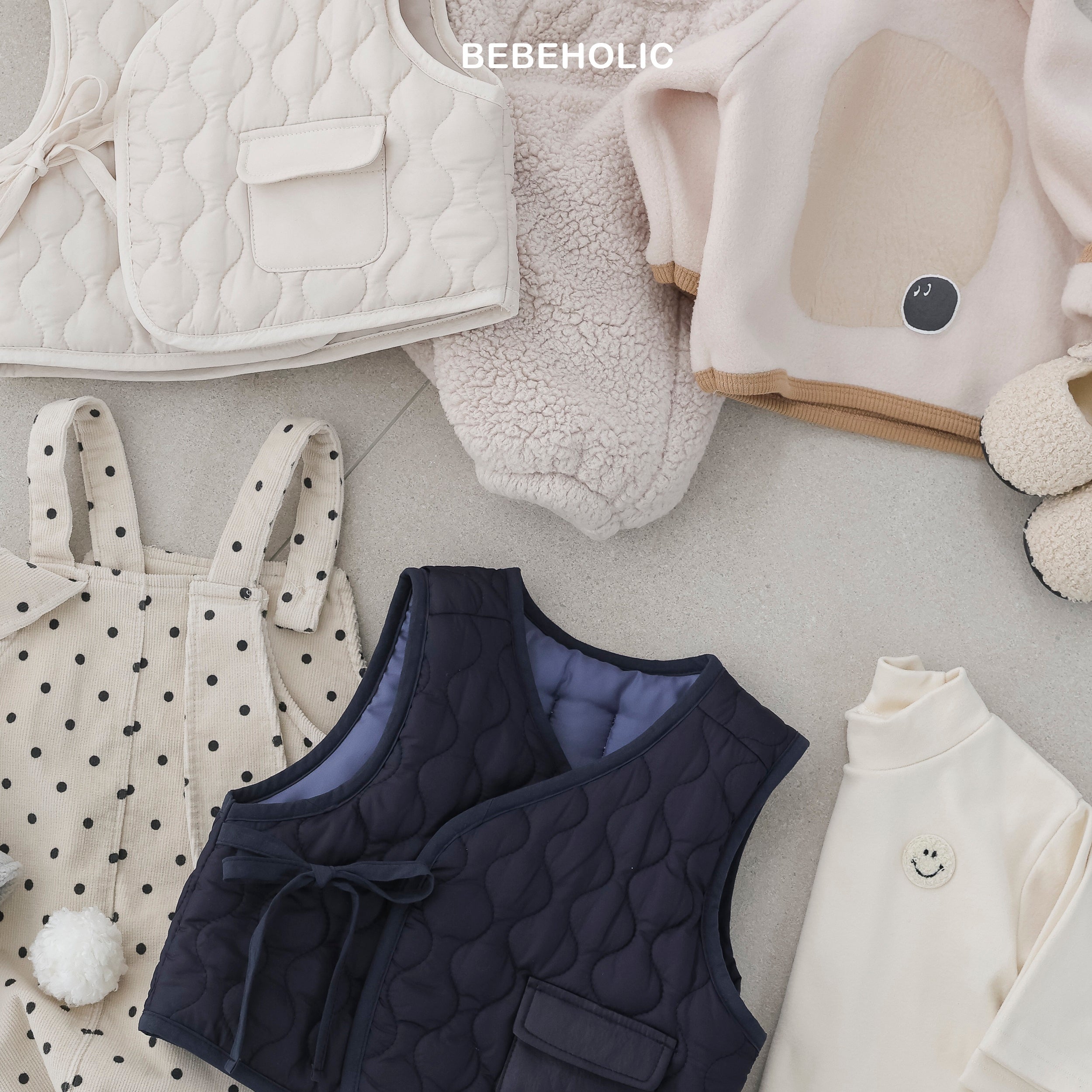 ［bebe holic］Quilting vest