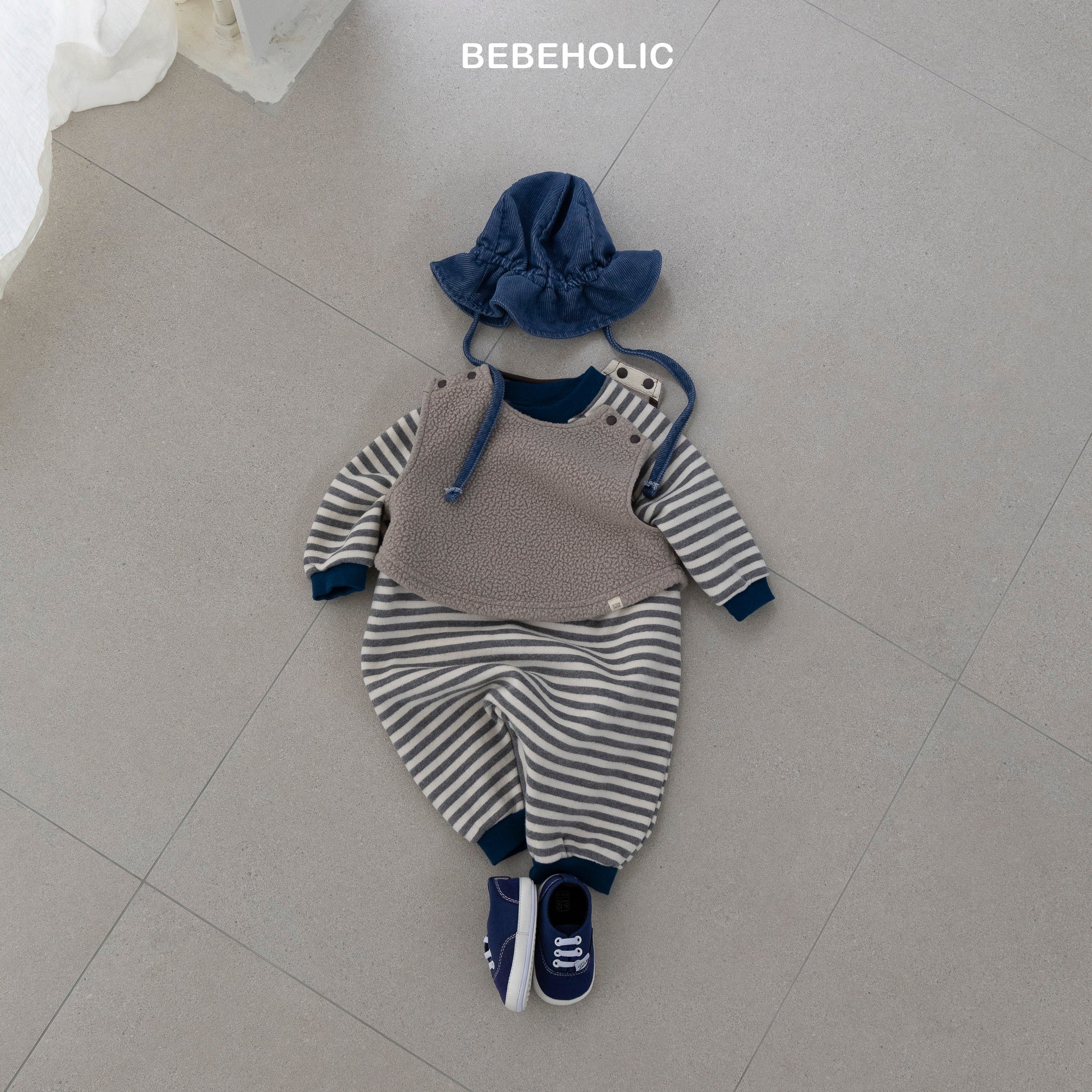 ［bebe holic］Papillon stripe suit