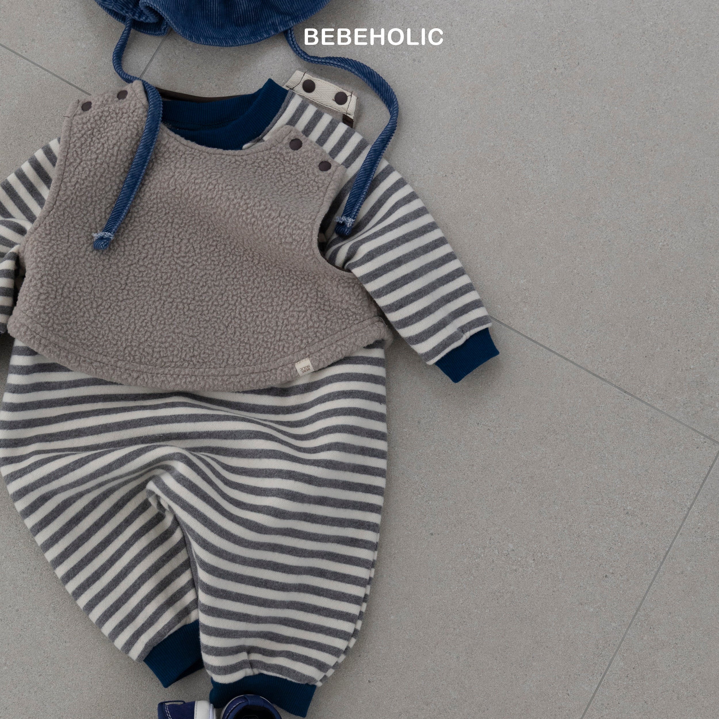 ［bebe holic］Papillon stripe suit