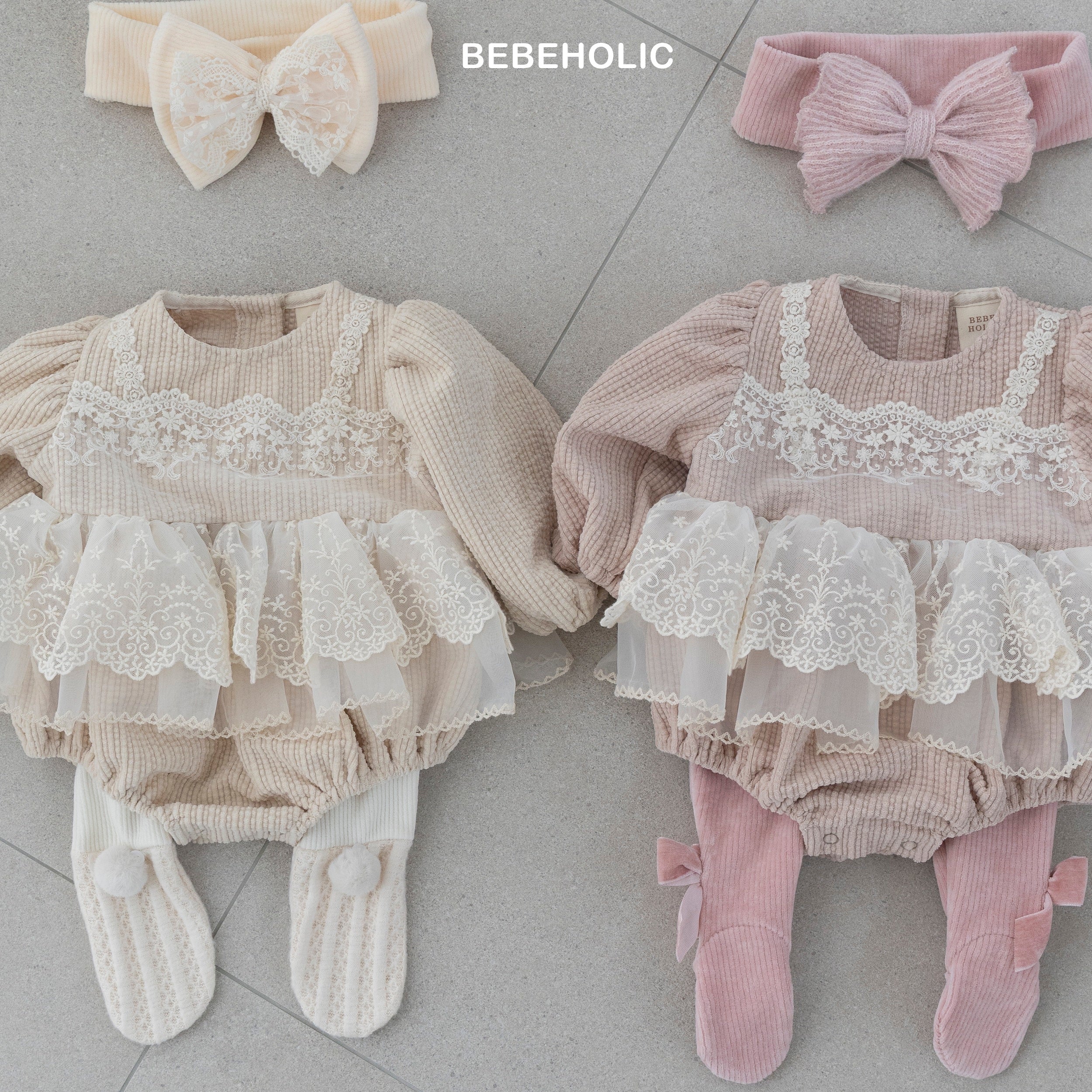 ［bebe holic］Benny layered rompers