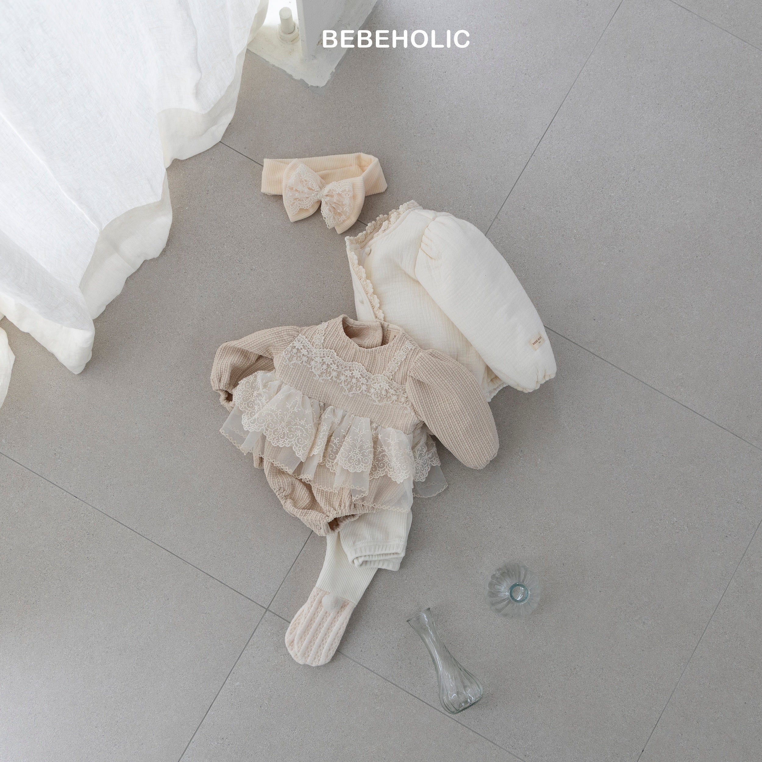 ［bebe holic］Benny layered rompers