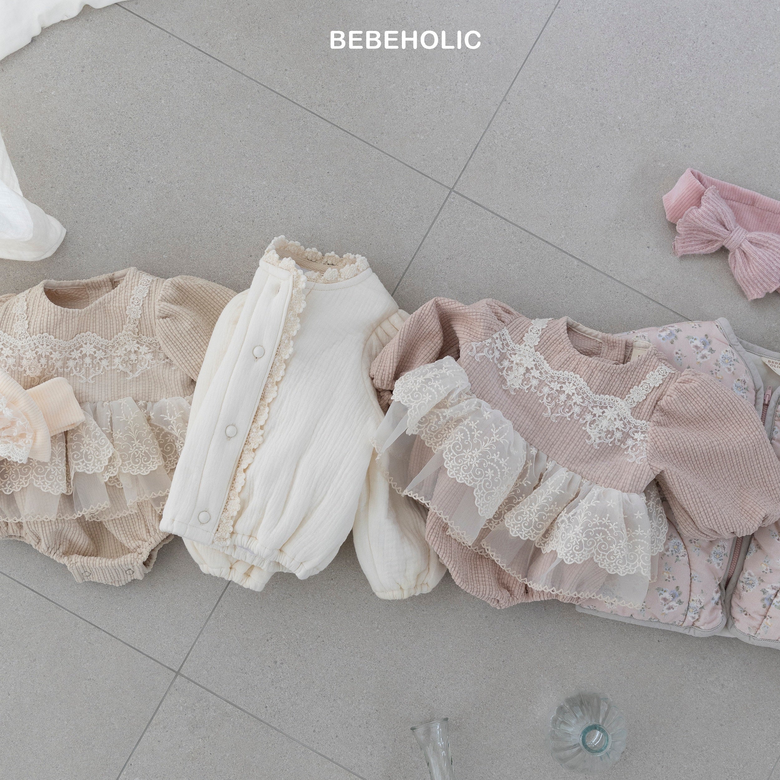 ［bebe holic］Benny layered rompers