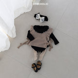 ［bebe holic］Diana ruffle rompers