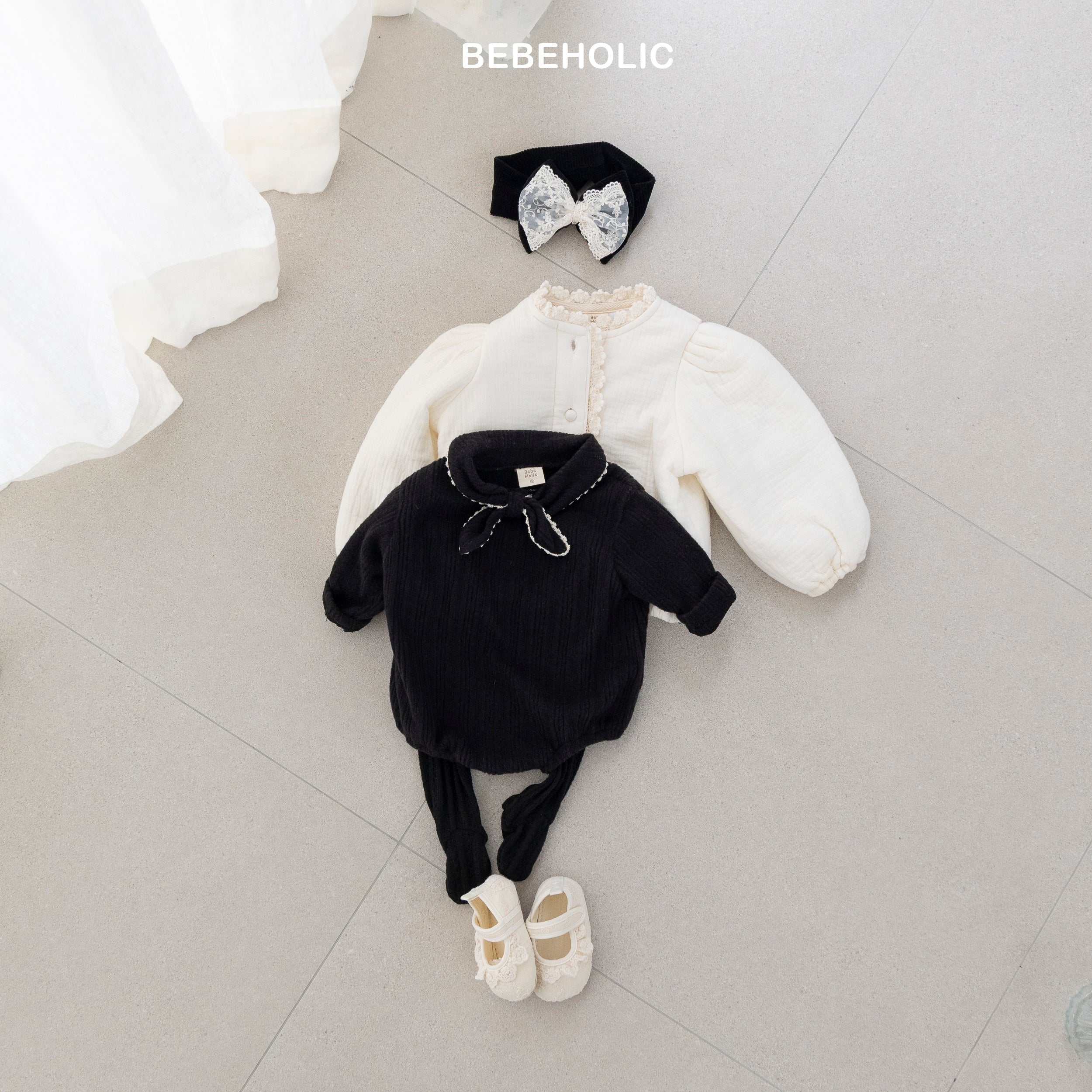 ［bebe holic］Ive tie rompers