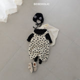 ［bebe holic］Crush suspender suit