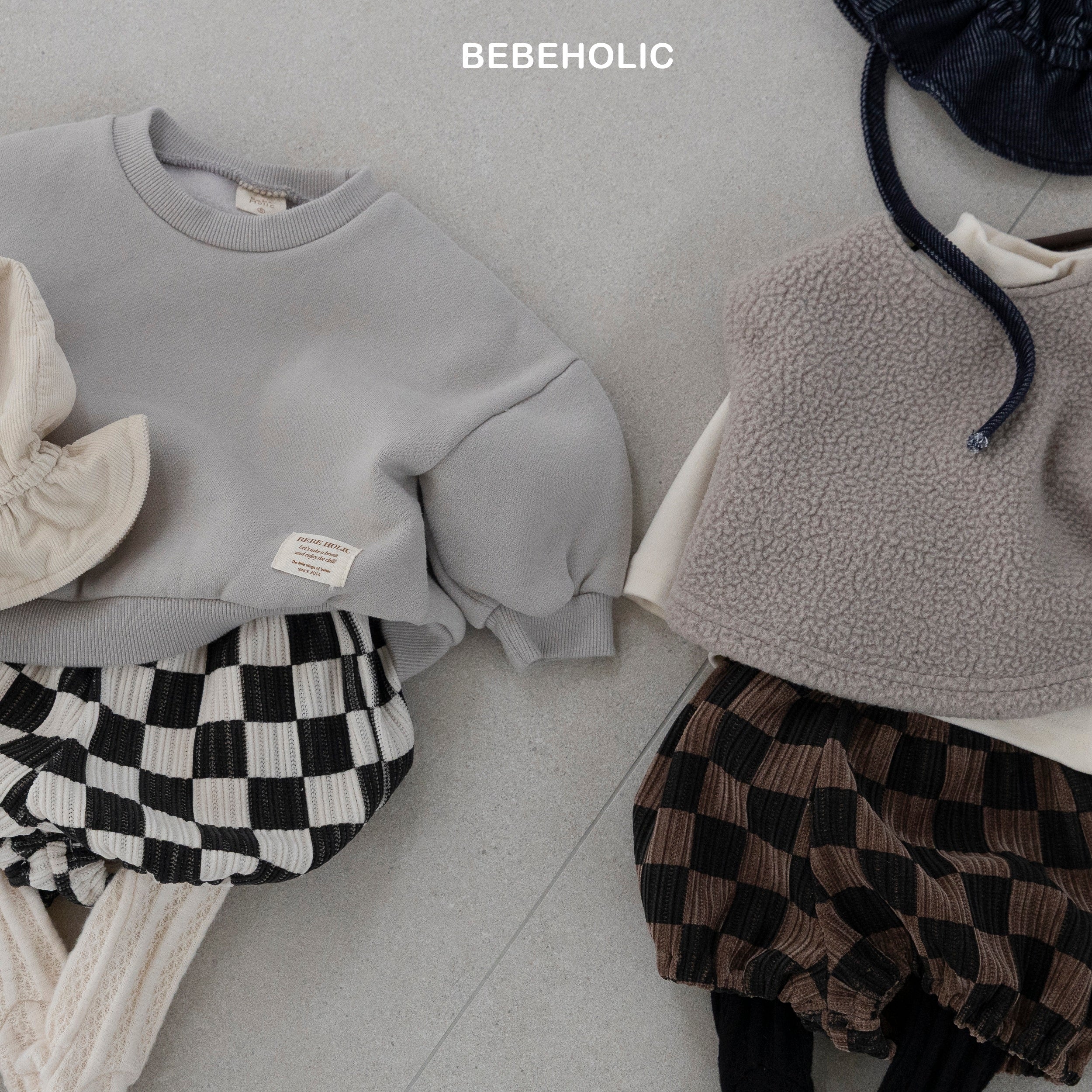 ［bebe holic］Darts check pants