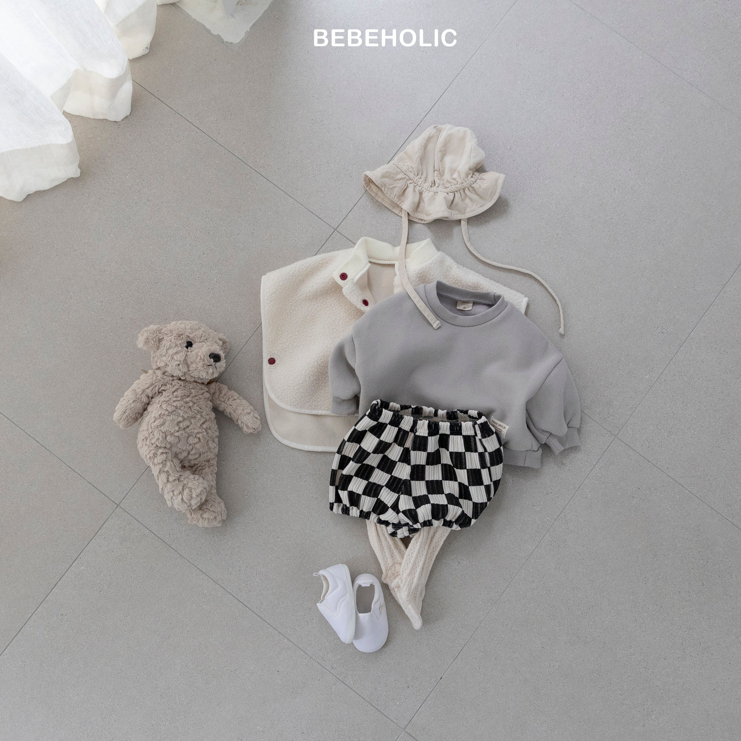 ［bebe holic］Darts check pants