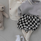 ［bebe holic］Darts check pants