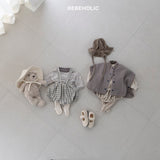 ［bebe holic］Crunch check suspender bloomer