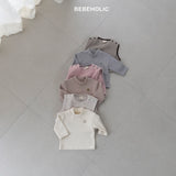 ［bebe holic］Smile halfneck tops