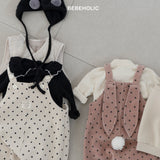 ［bebe holic］Rabbit suspender suit