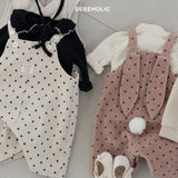 ［bebe holic］Rabbit suspender suit