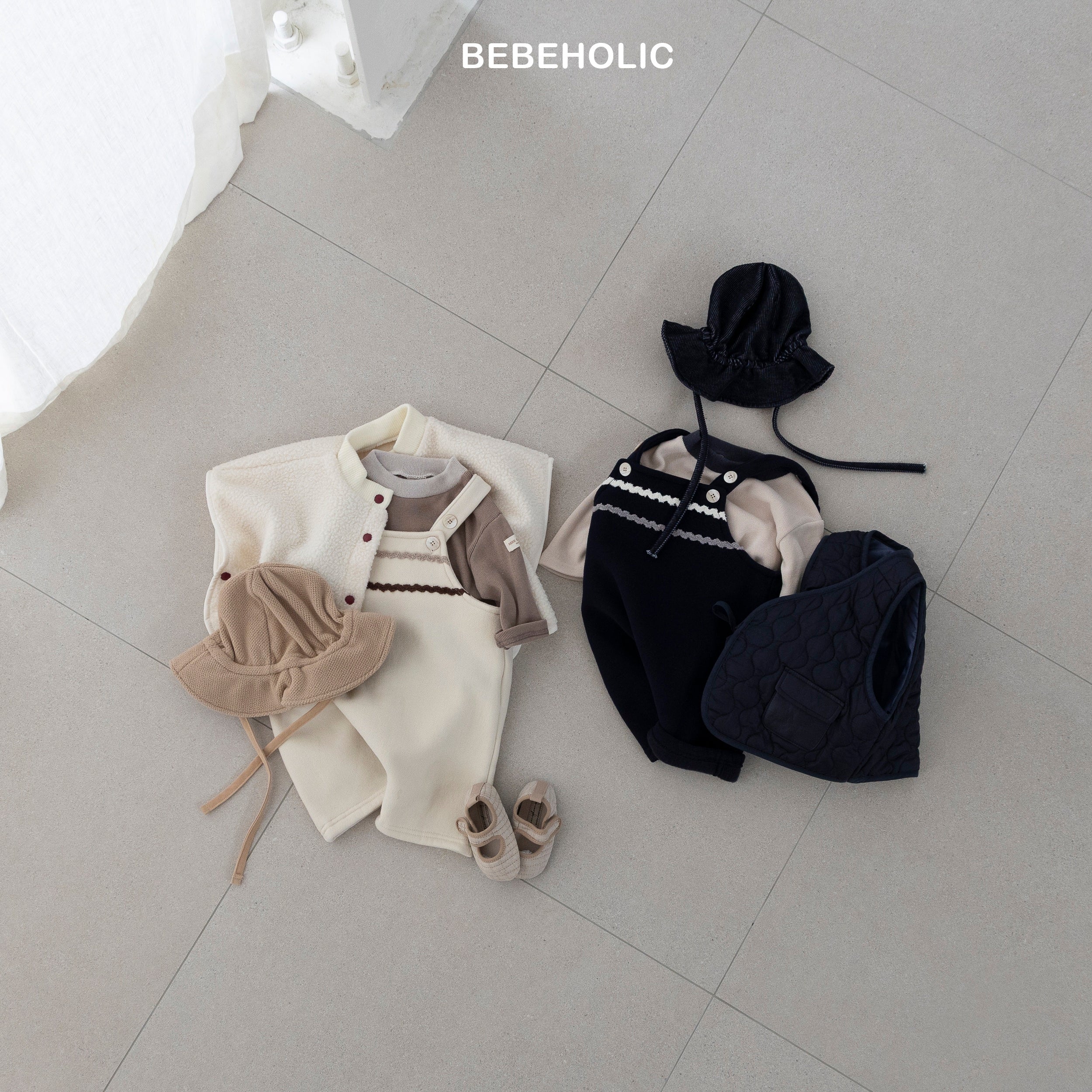 ［bebe holic］Moliel suspender suit