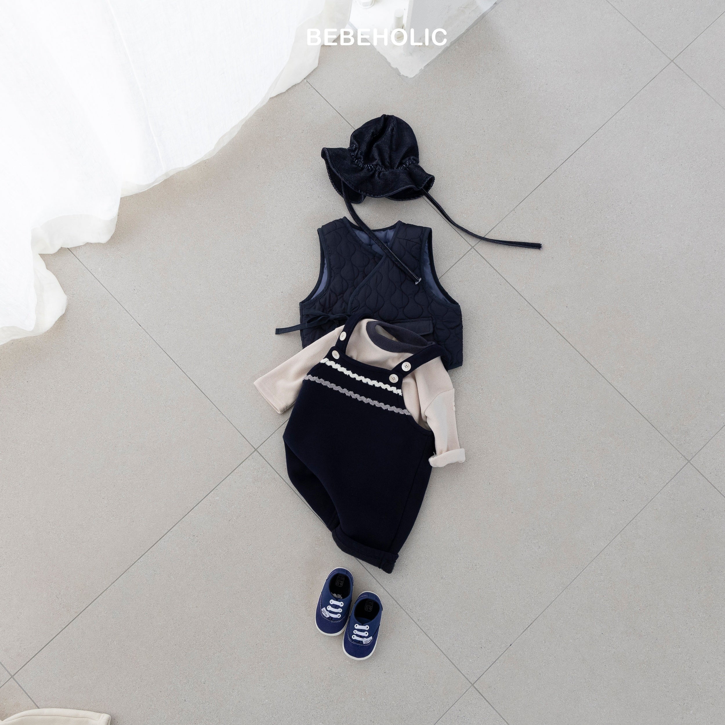 ［bebe holic］Moliel suspender suit