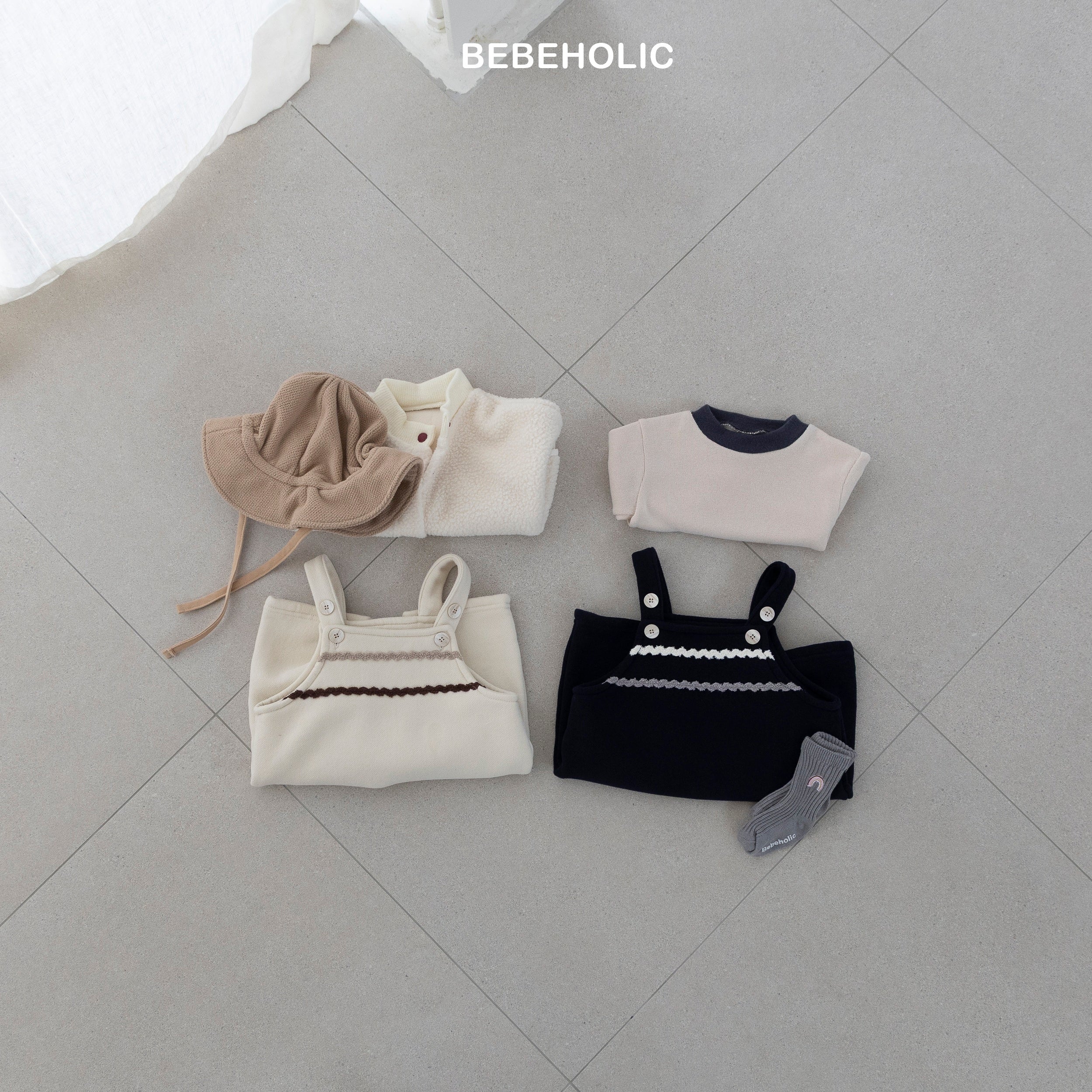 ［bebe holic］Moliel suspender suit