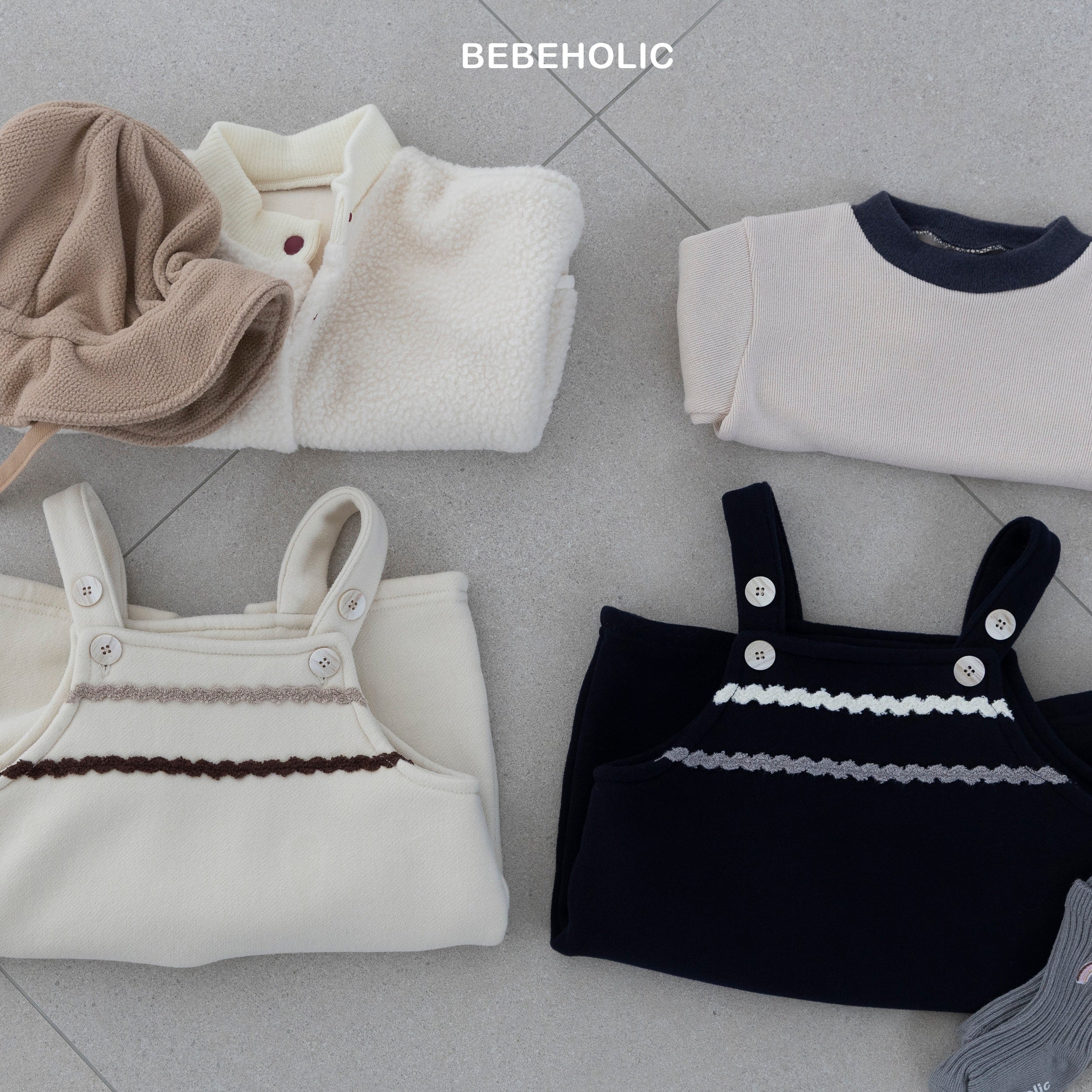 ［bebe holic］Moliel suspender suit