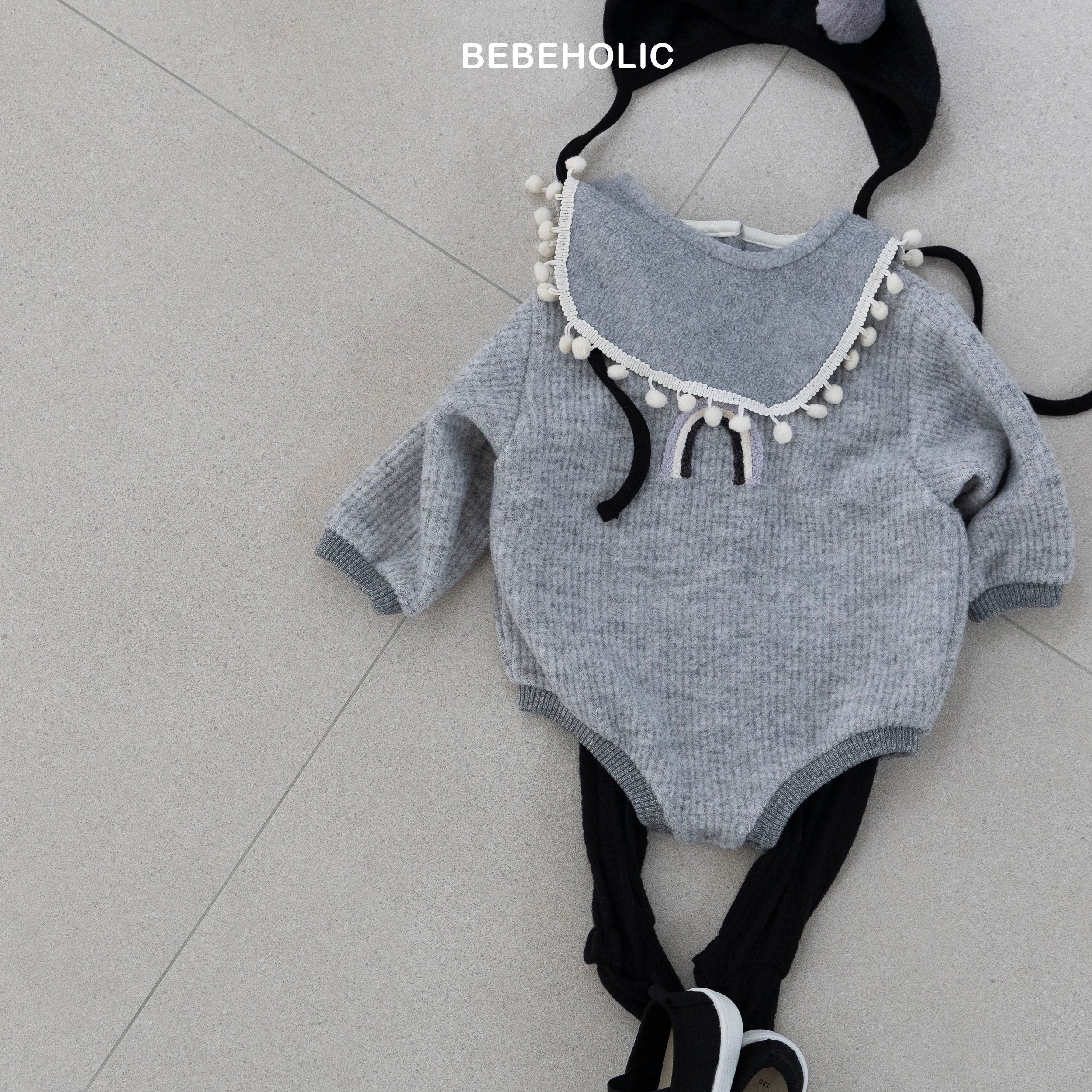 ［bebe holic］Rainbow rompers