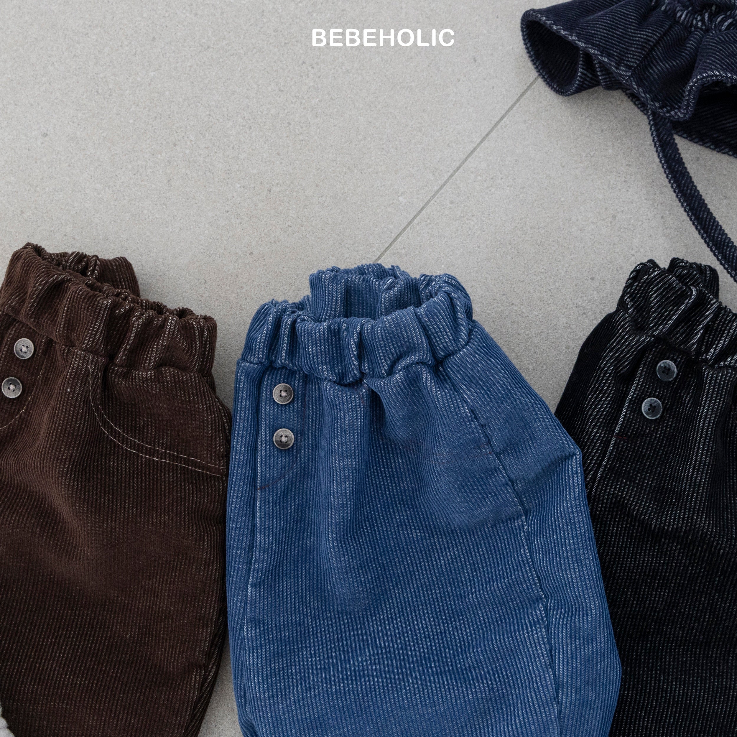 ［bebe holic］Circle rib pants