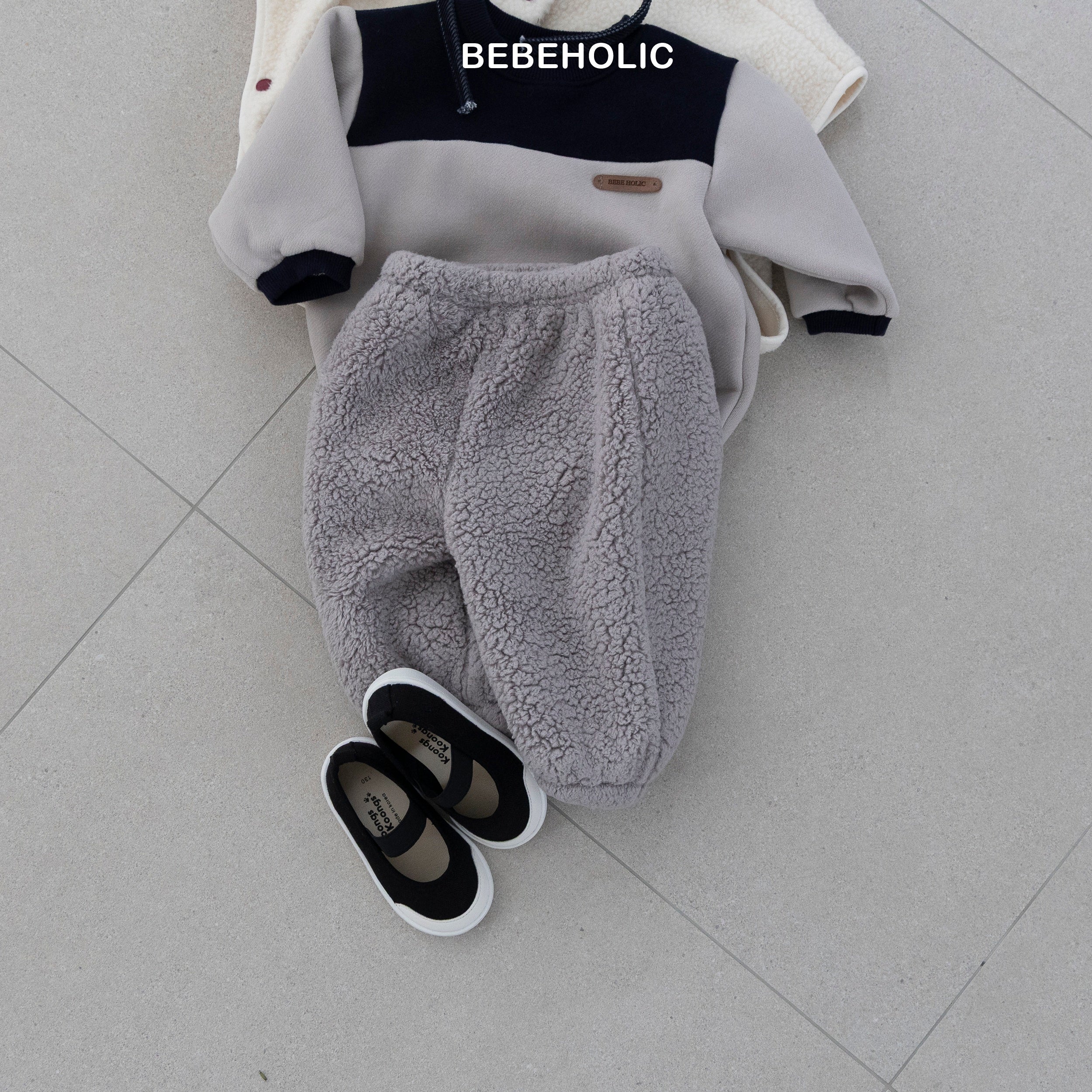 ［bebe holic］Port boa pants