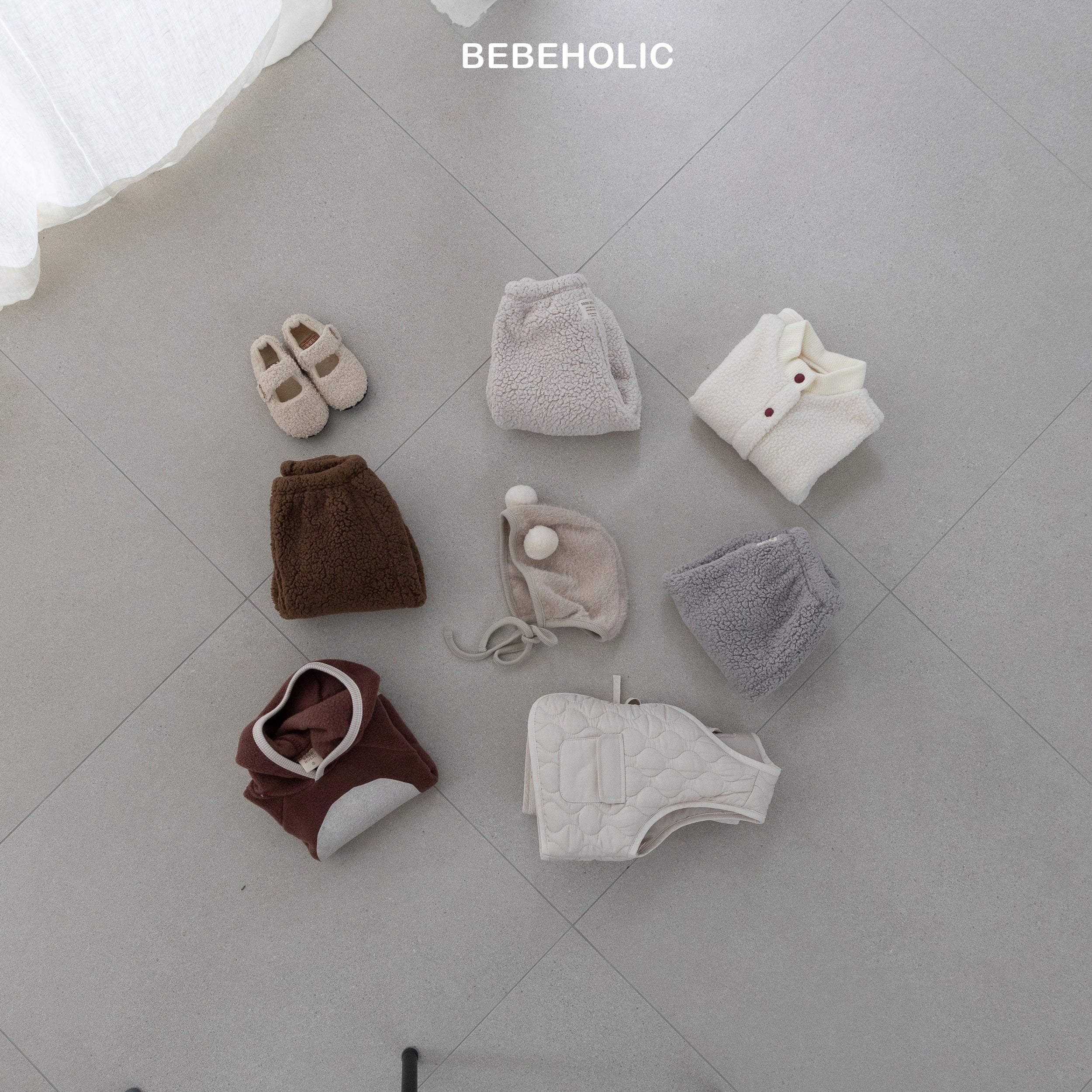 ［bebe holic］Port boa pants