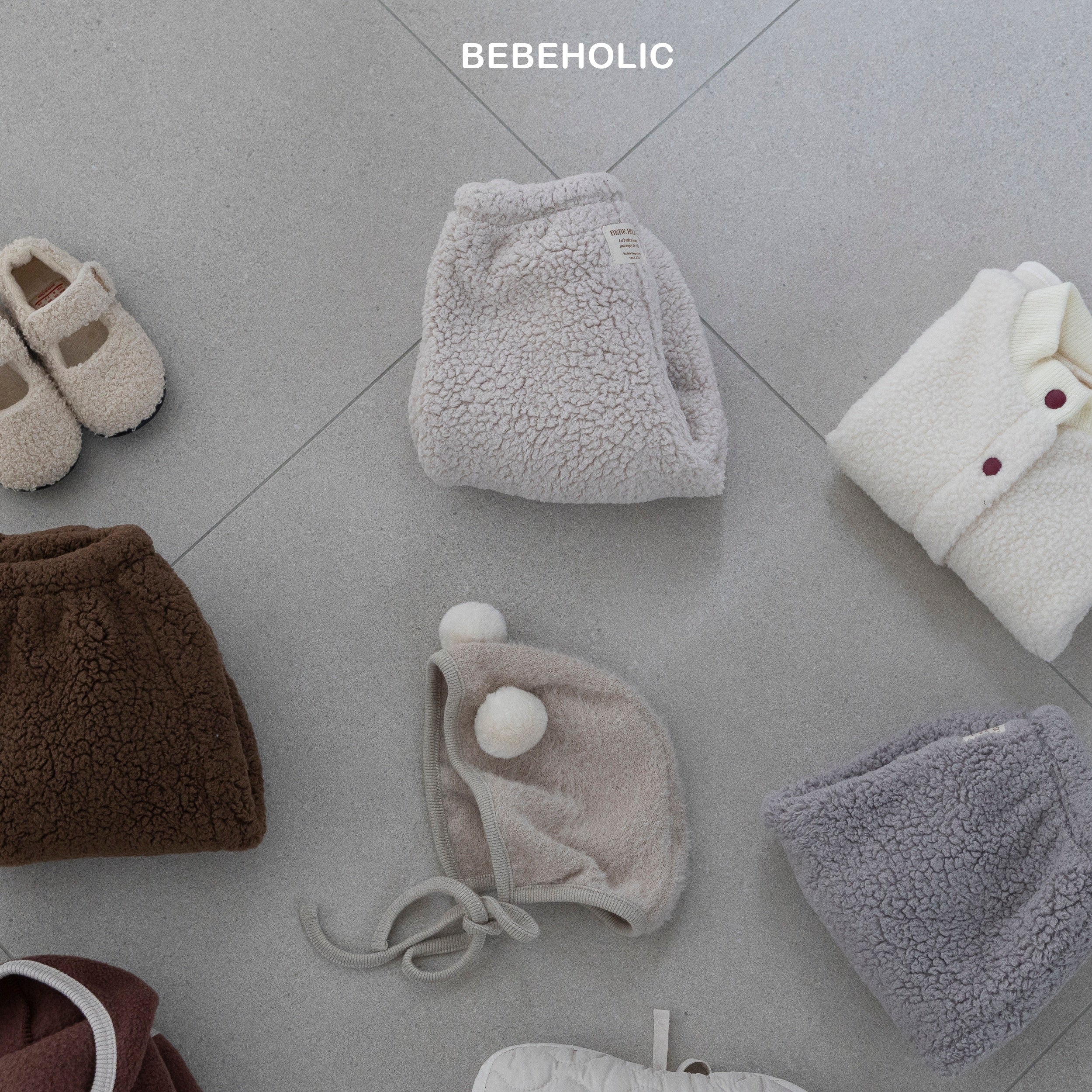 ［bebe holic］Port boa pants