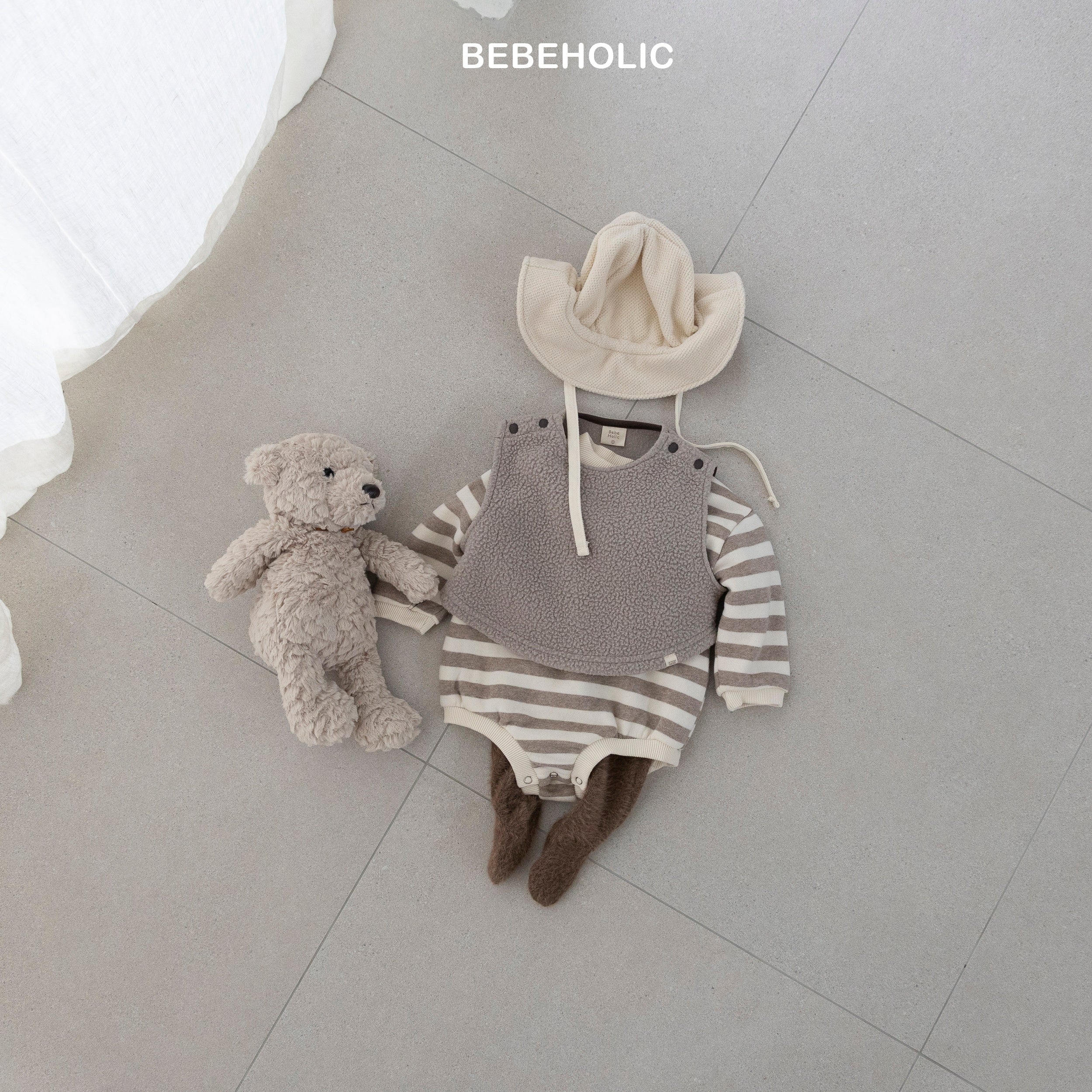 ［bebe holic］Popcorn warm vest