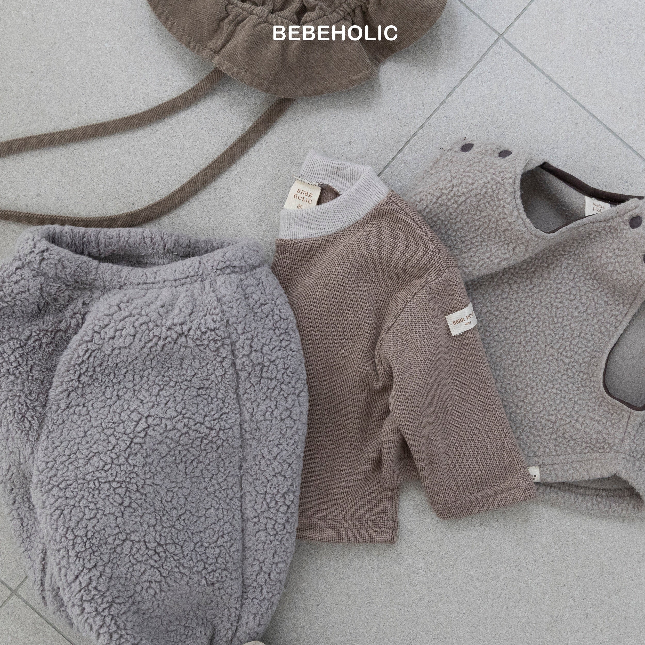 ［bebe holic］Luki layered high neck tops