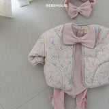 ［bebe holic］Pollin ribbon rompers
