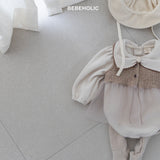 ［bebe holic］Pollin ribbon rompers