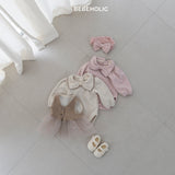 ［bebe holic］Pollin ribbon rompers