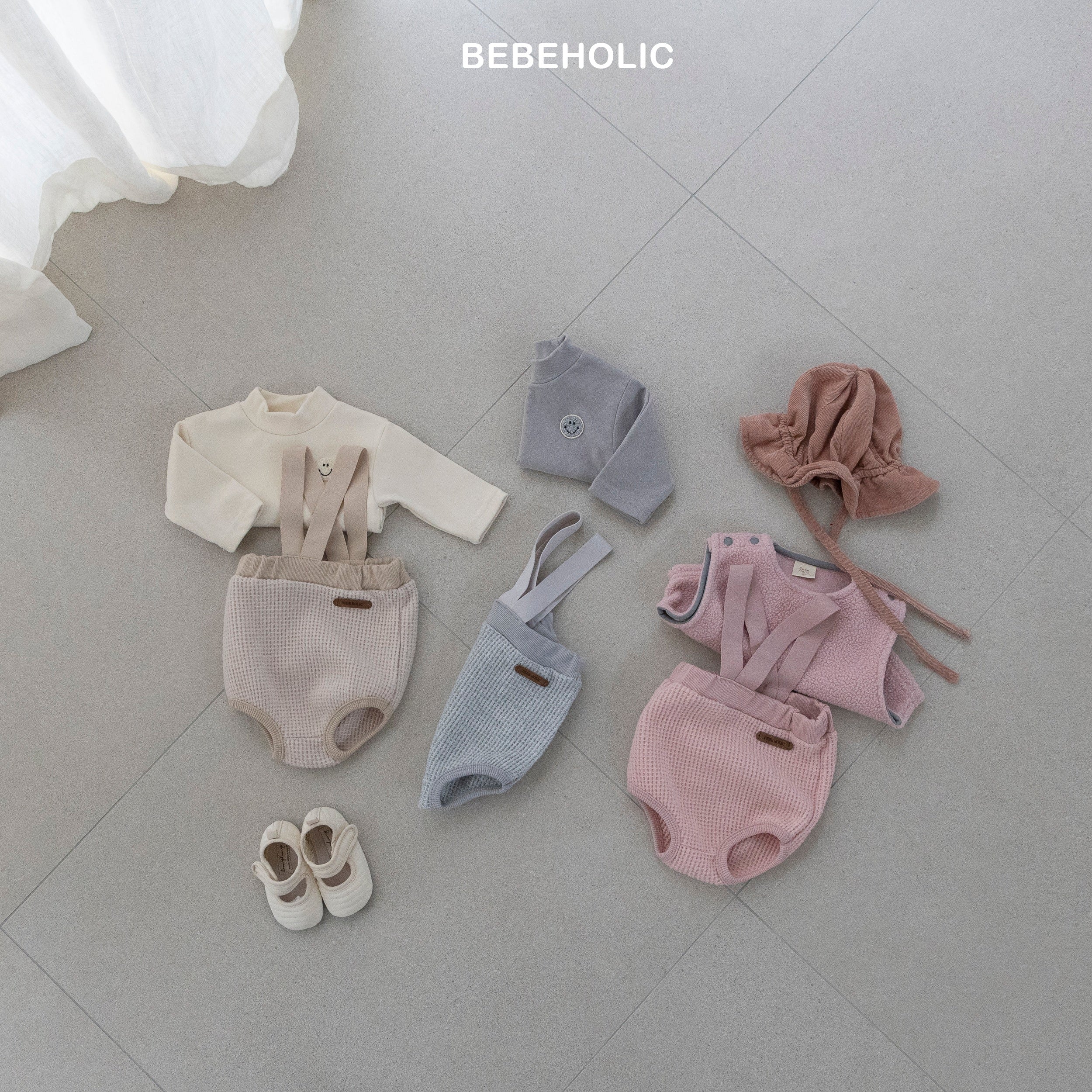 ［bebe holic］Croffle suspender bloomer