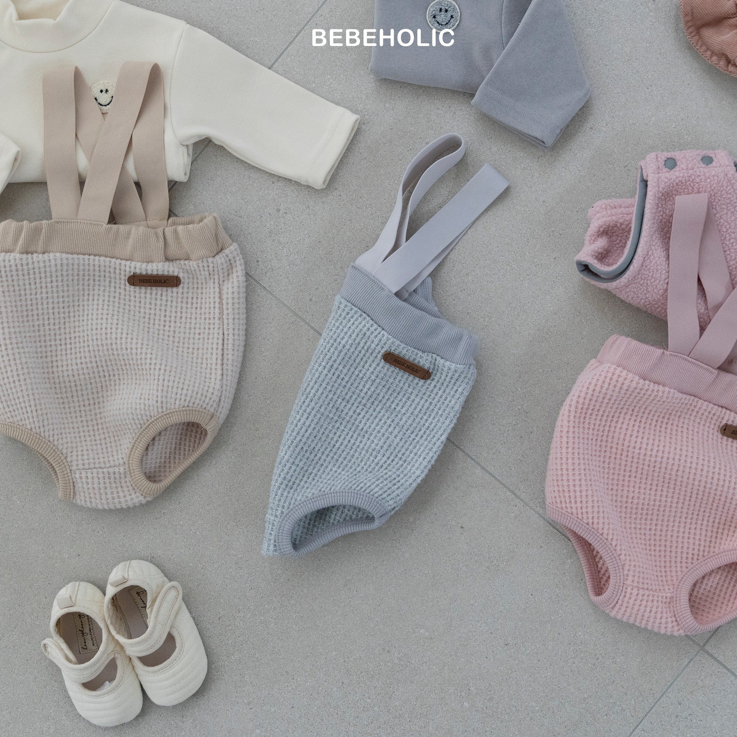 ［bebe holic］Croffle suspender bloomer
