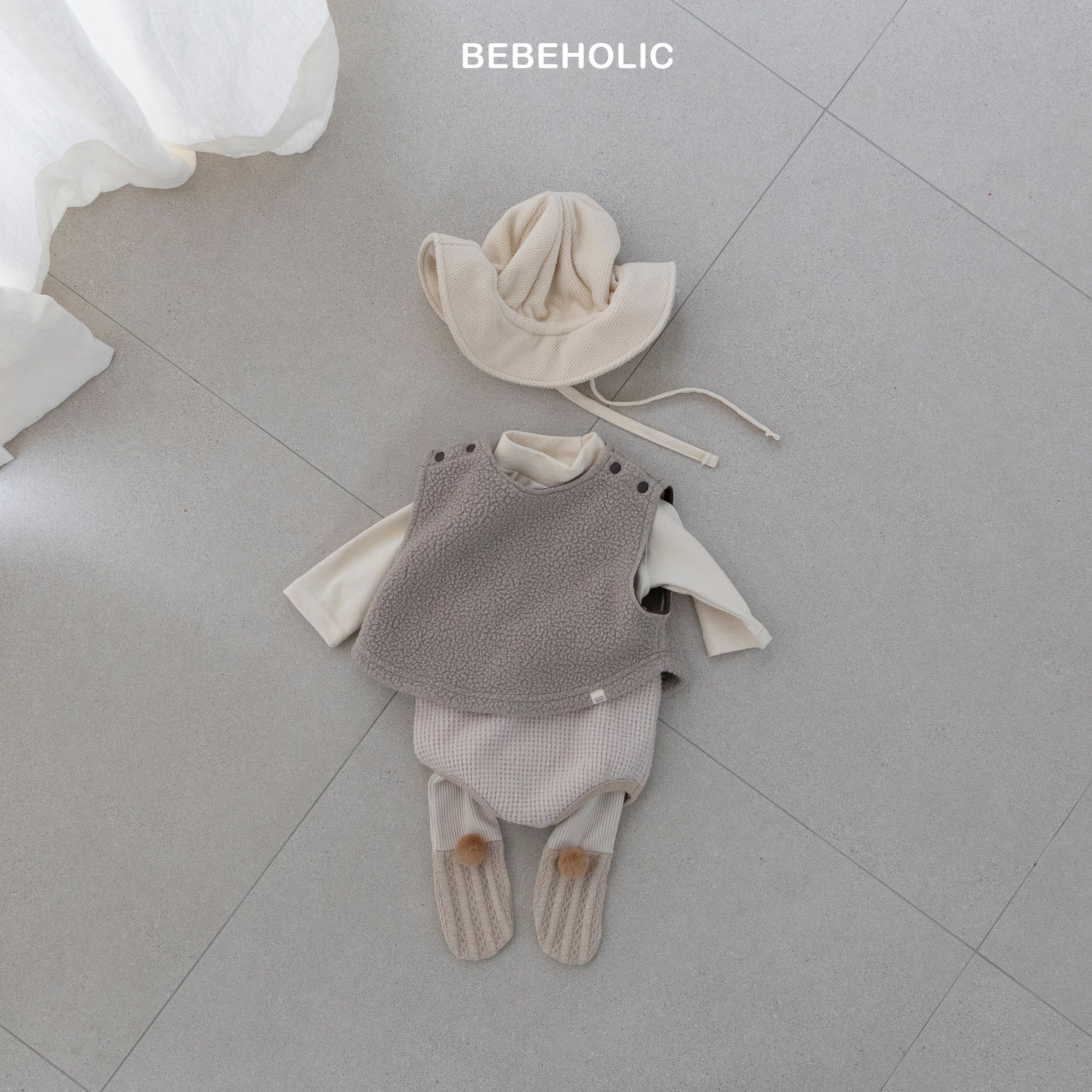 ［bebe holic］Croffle suspender bloomer