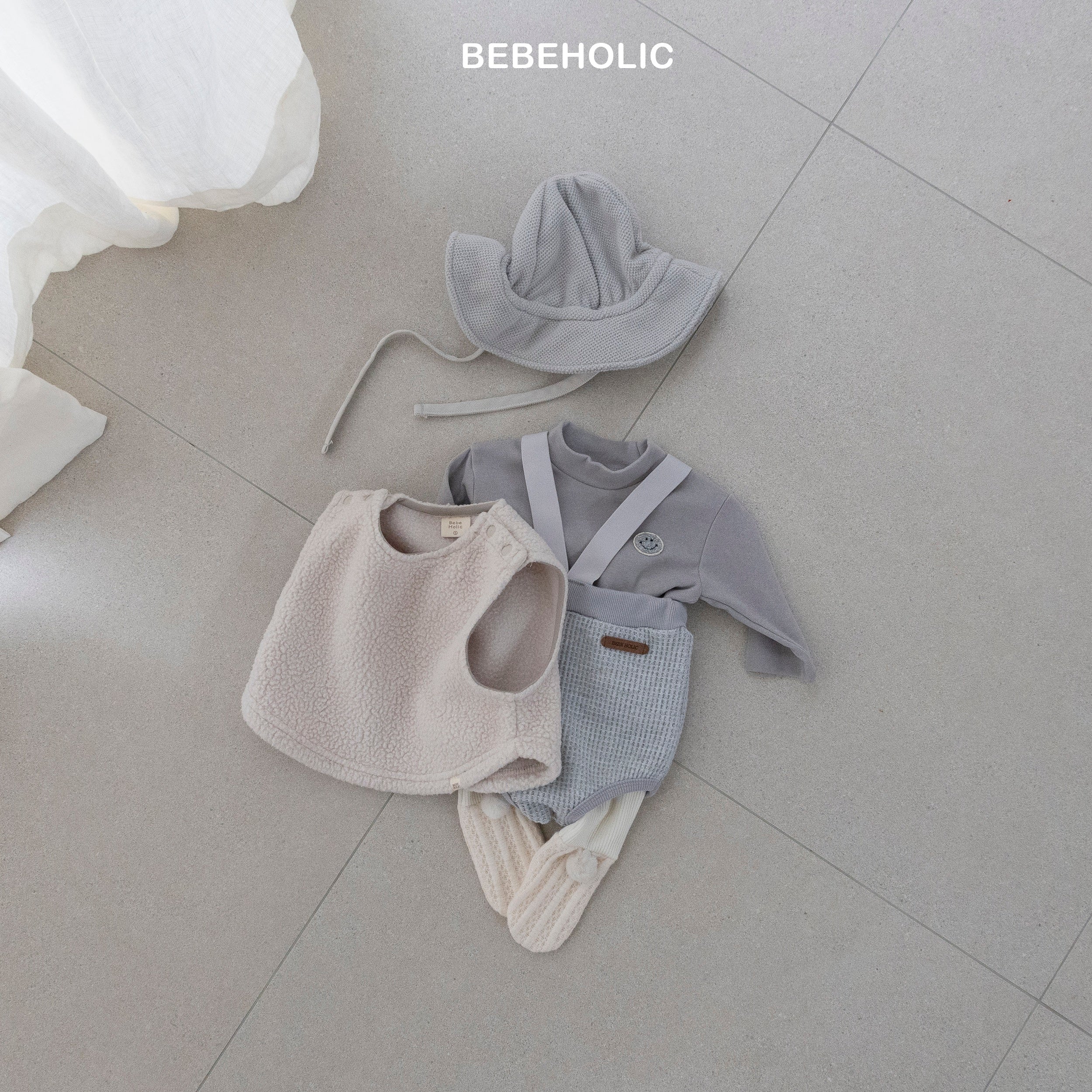 ［bebe holic］Croffle suspender bloomer