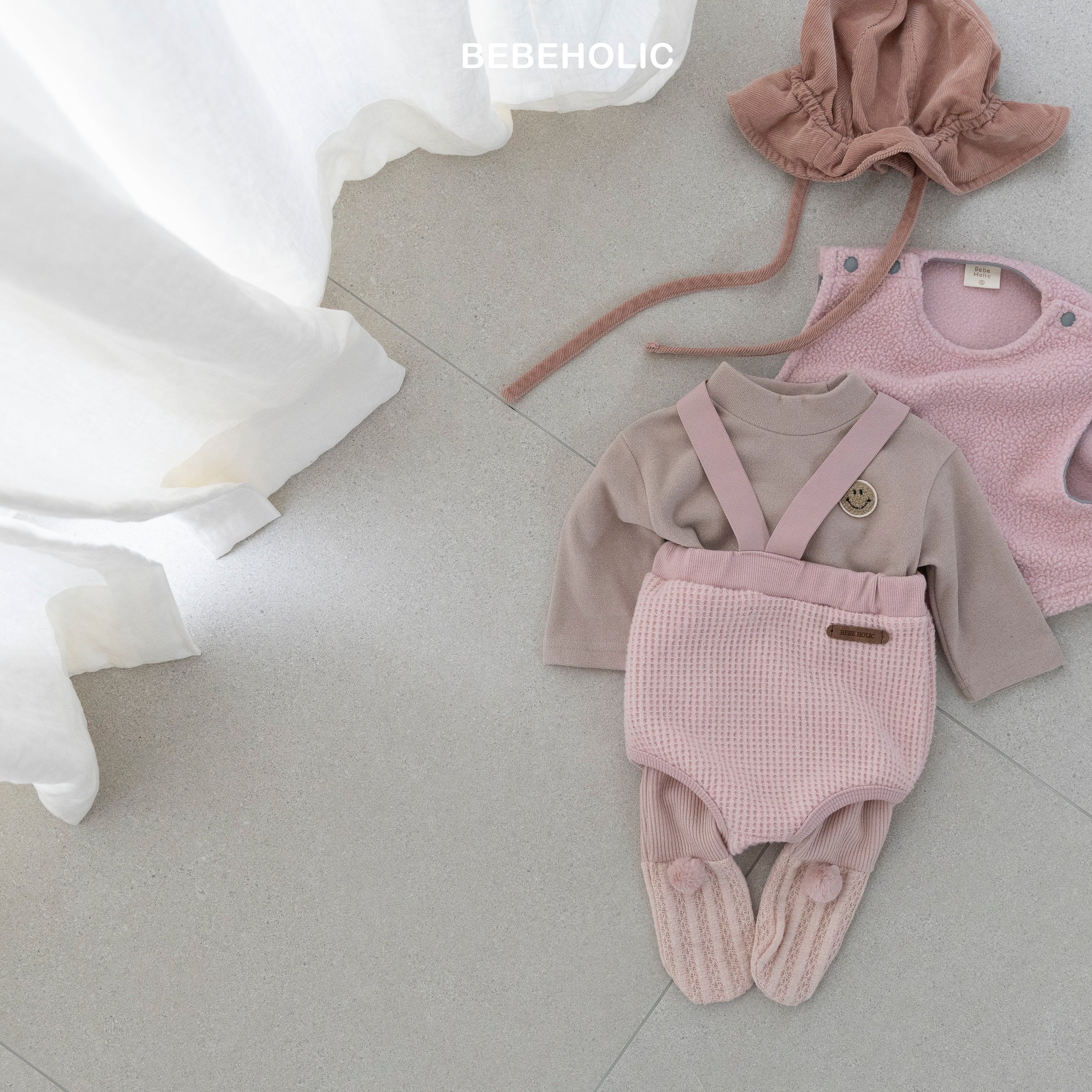 ［bebe holic］Croffle suspender bloomer