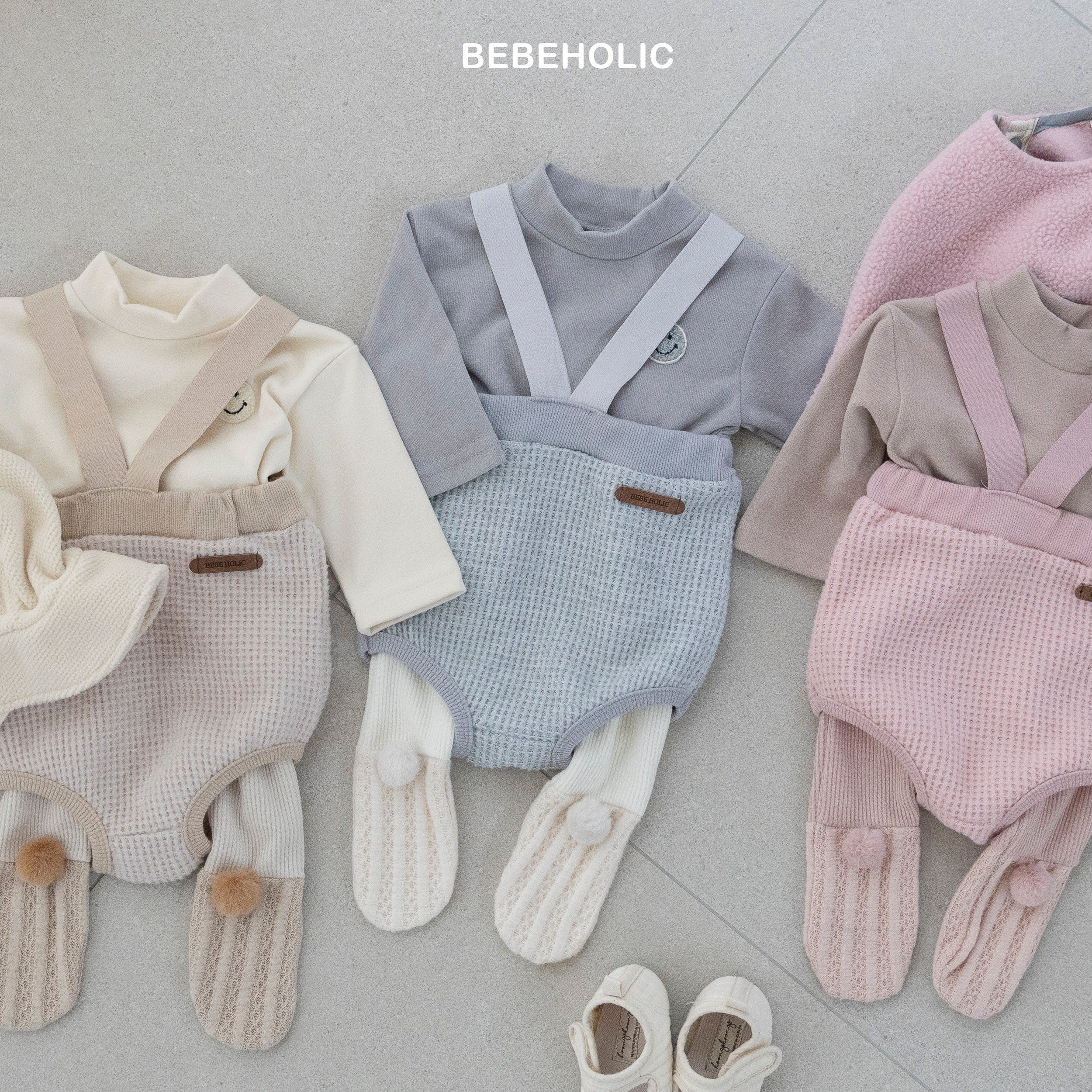 ［bebe holic］Croffle suspender bloomer