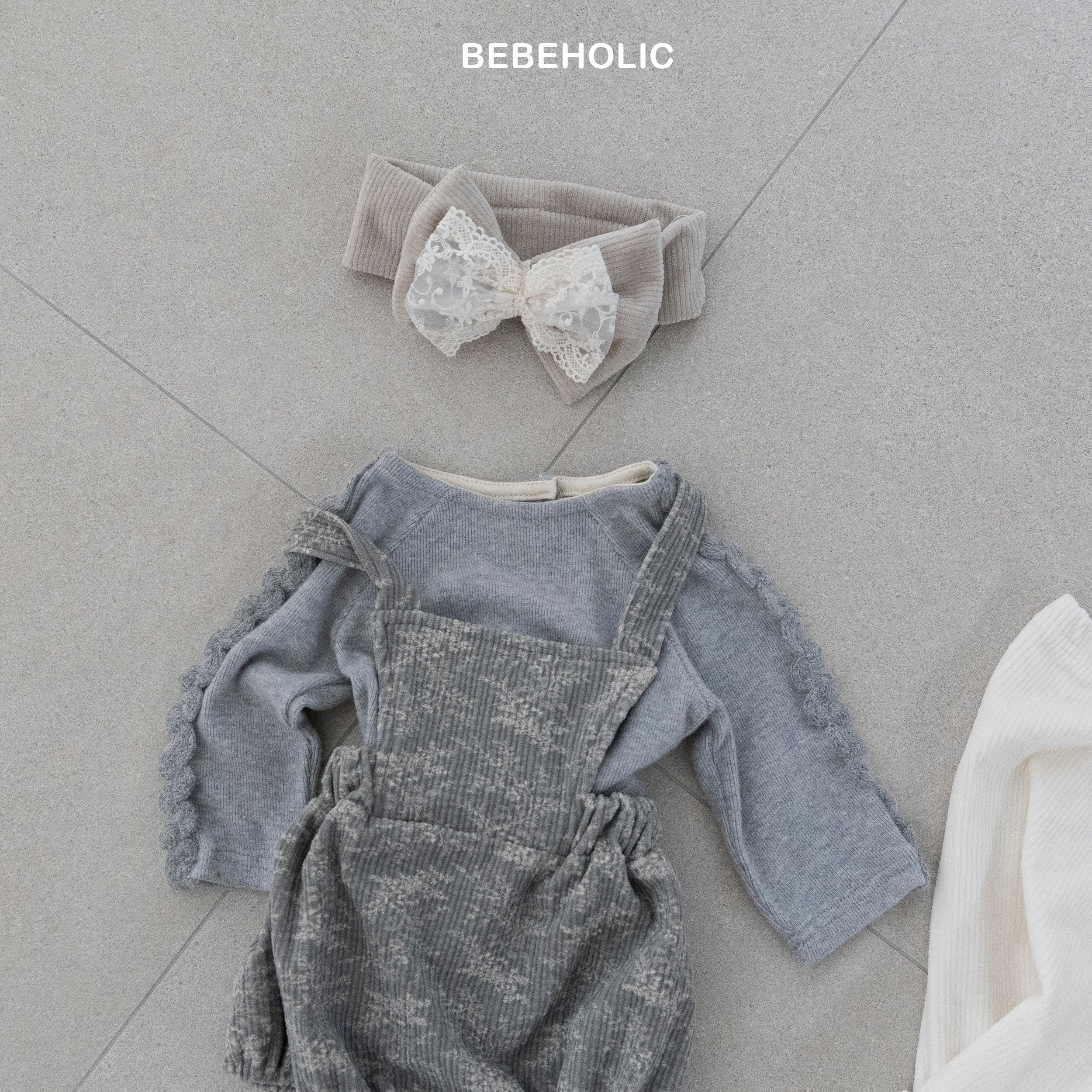 ［bebe holic］Wave sleeve tee